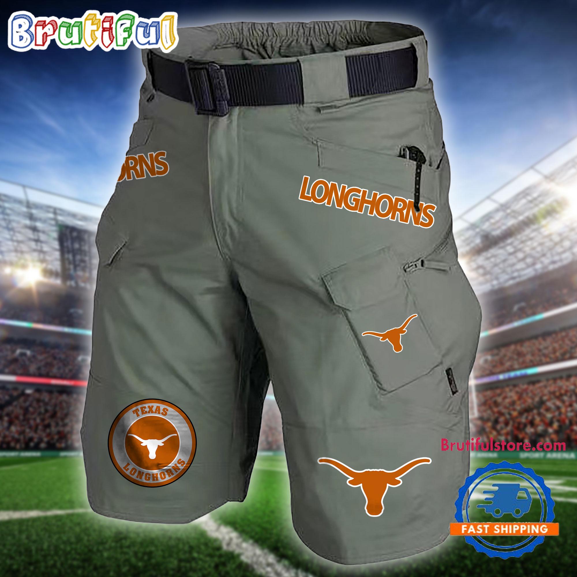 NCAA Texas Longhorns Sport Team Military Tactical Shorts