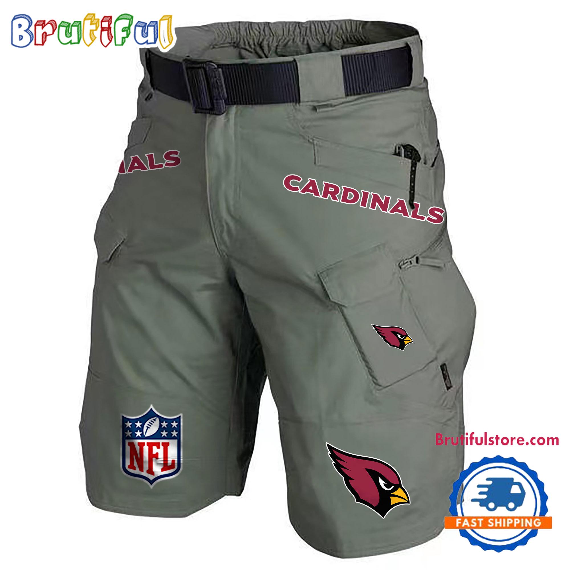 NFL Arizona Cardinals Football Team Military Tactical Shorts