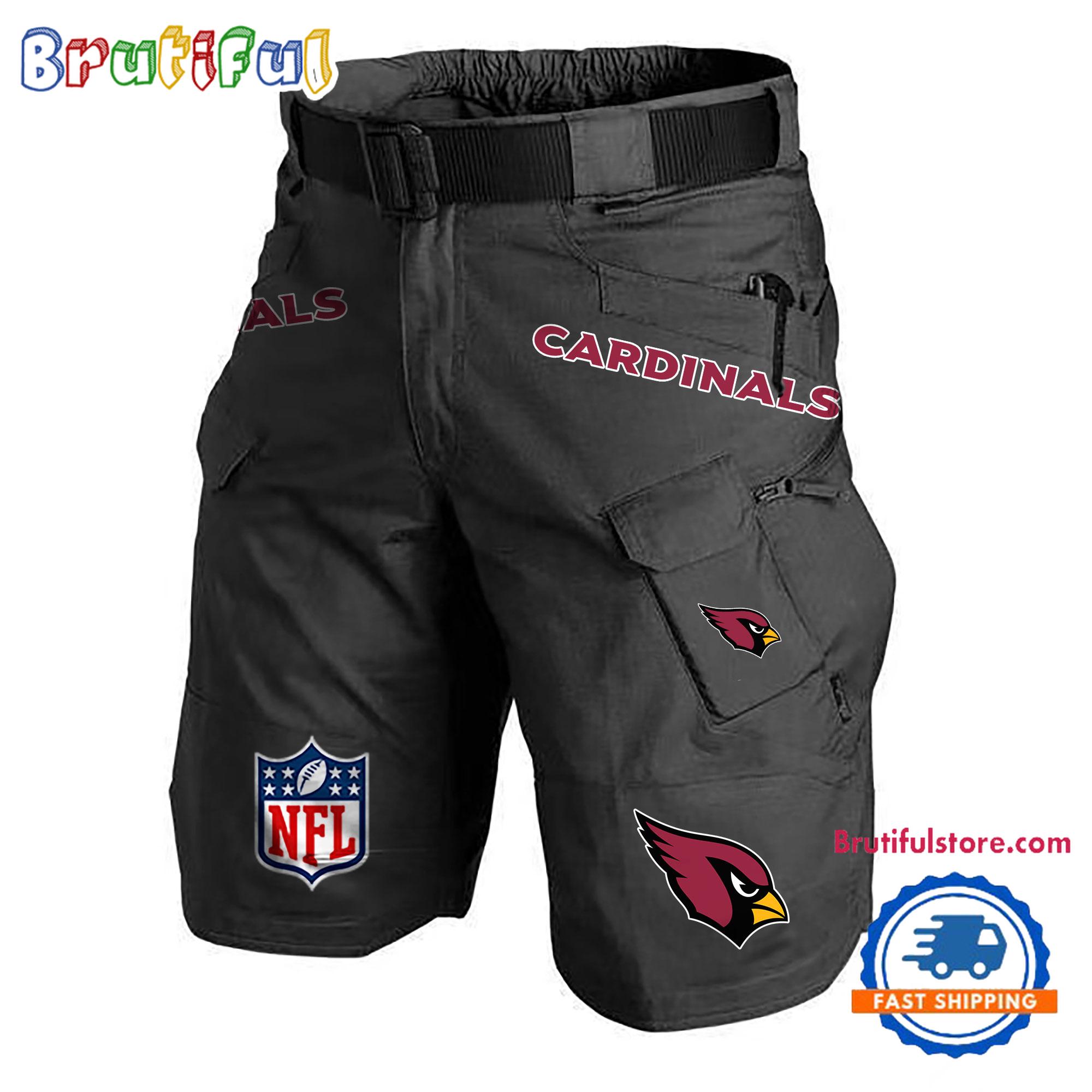 NFL Arizona Cardinals Football Team Military Tactical Shorts