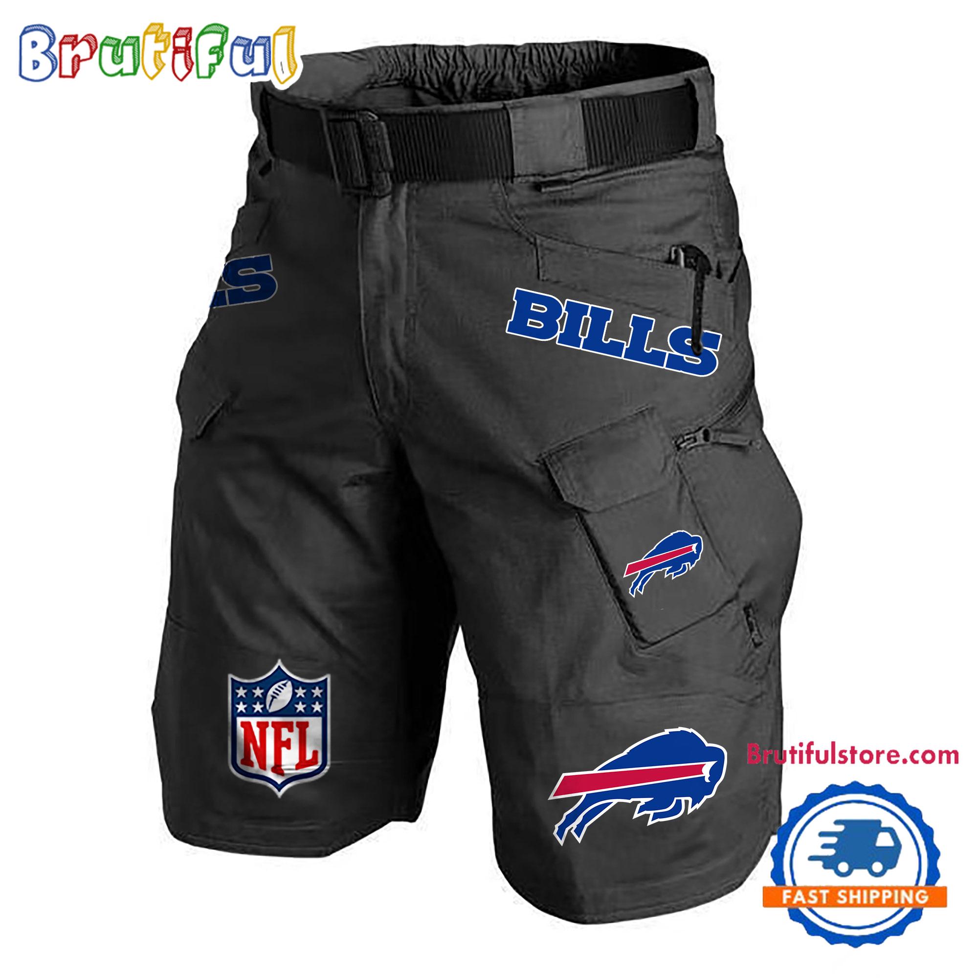 NFL Buffalo Bills Football Team Military Tactical Shorts