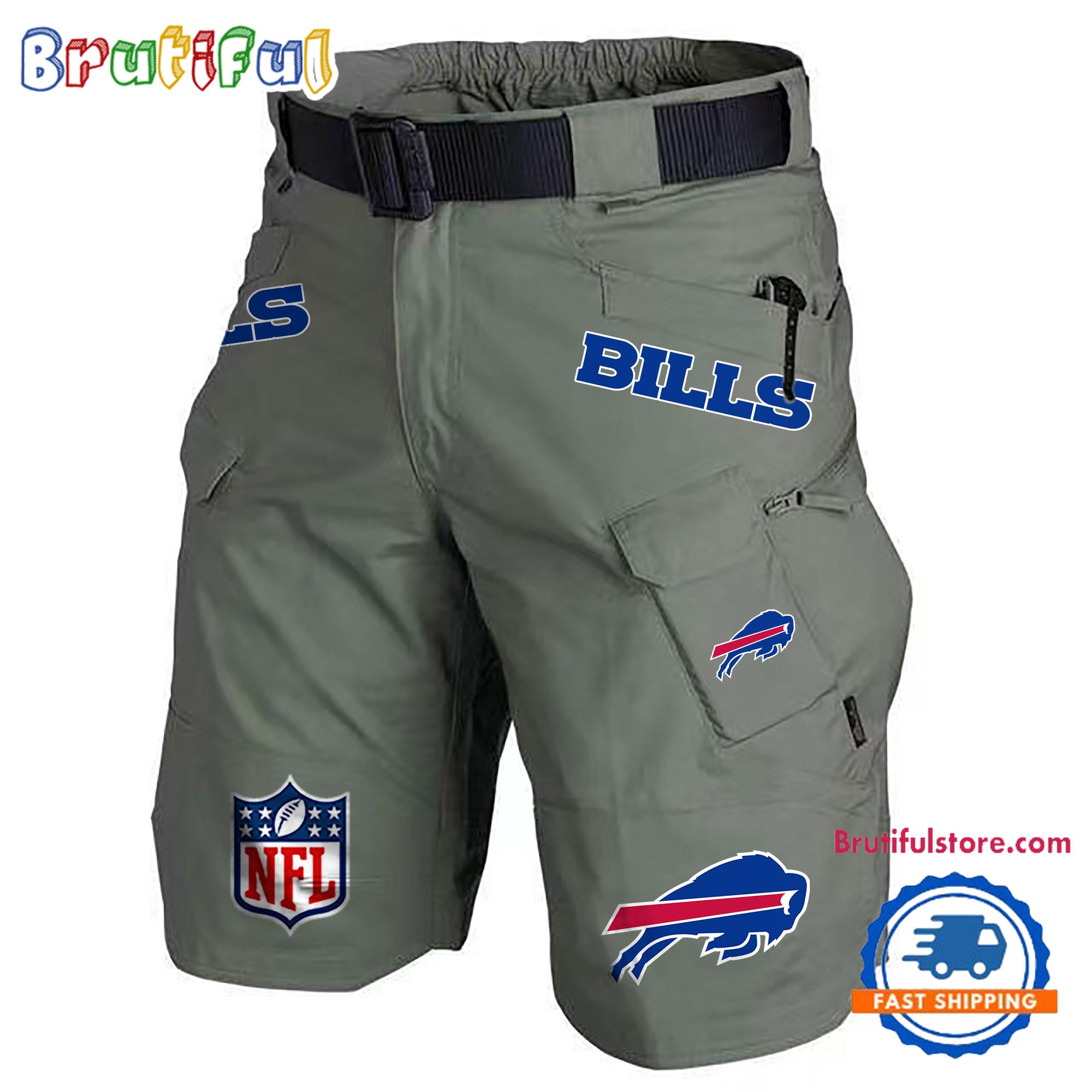 NFL Buffalo Bills Football Team Military Tactical Shorts