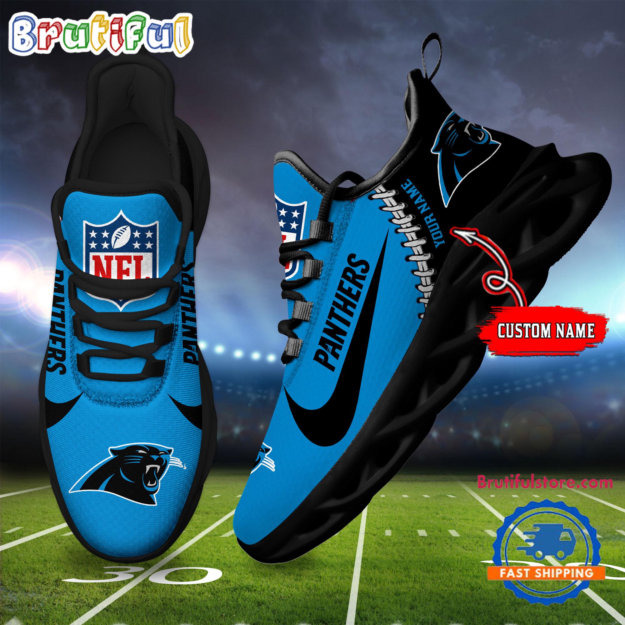 NFL Carolina Panthers Football New Season Sneaker Max Soul Shoes