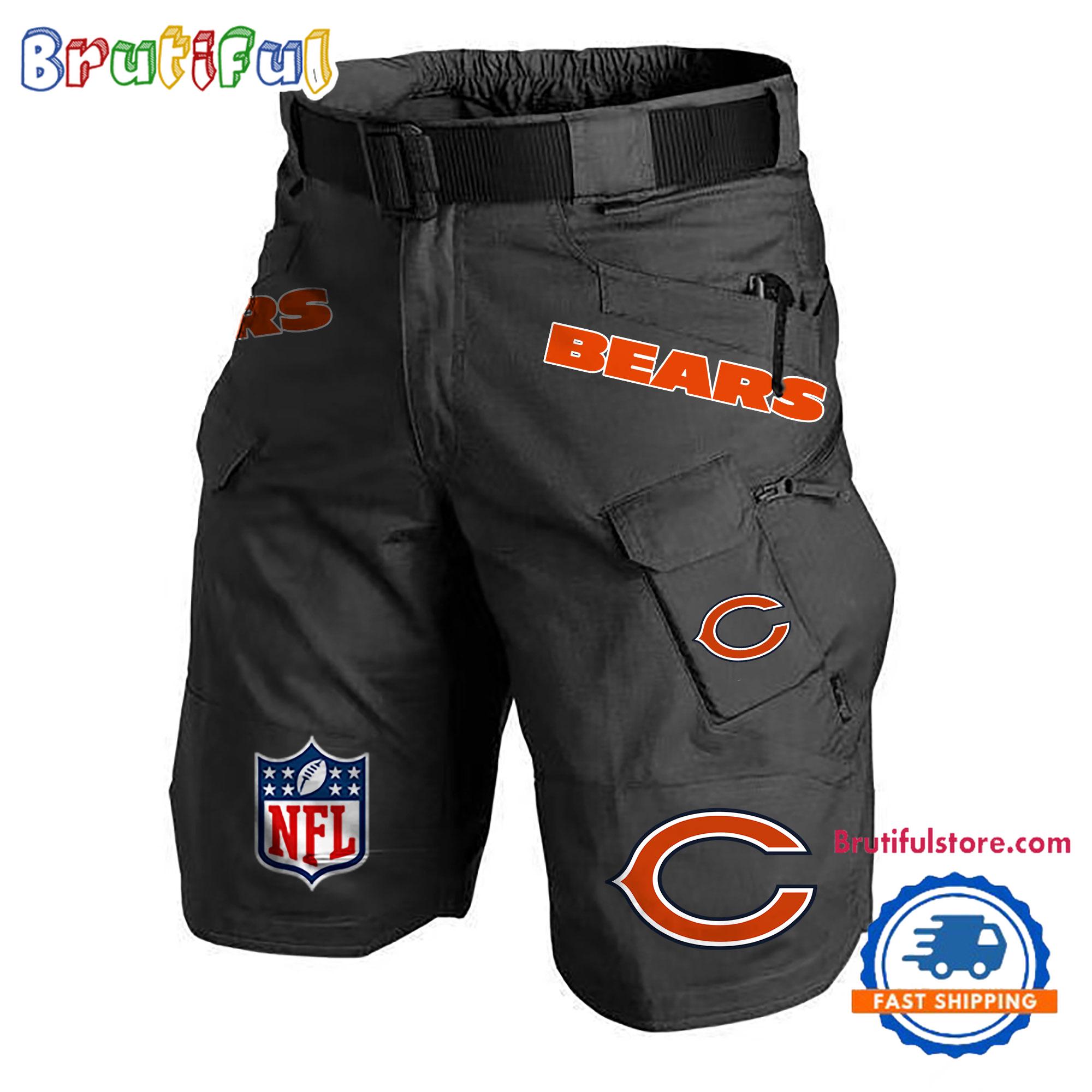 NFL Chicago Bears Football Team Military Tactical Shorts