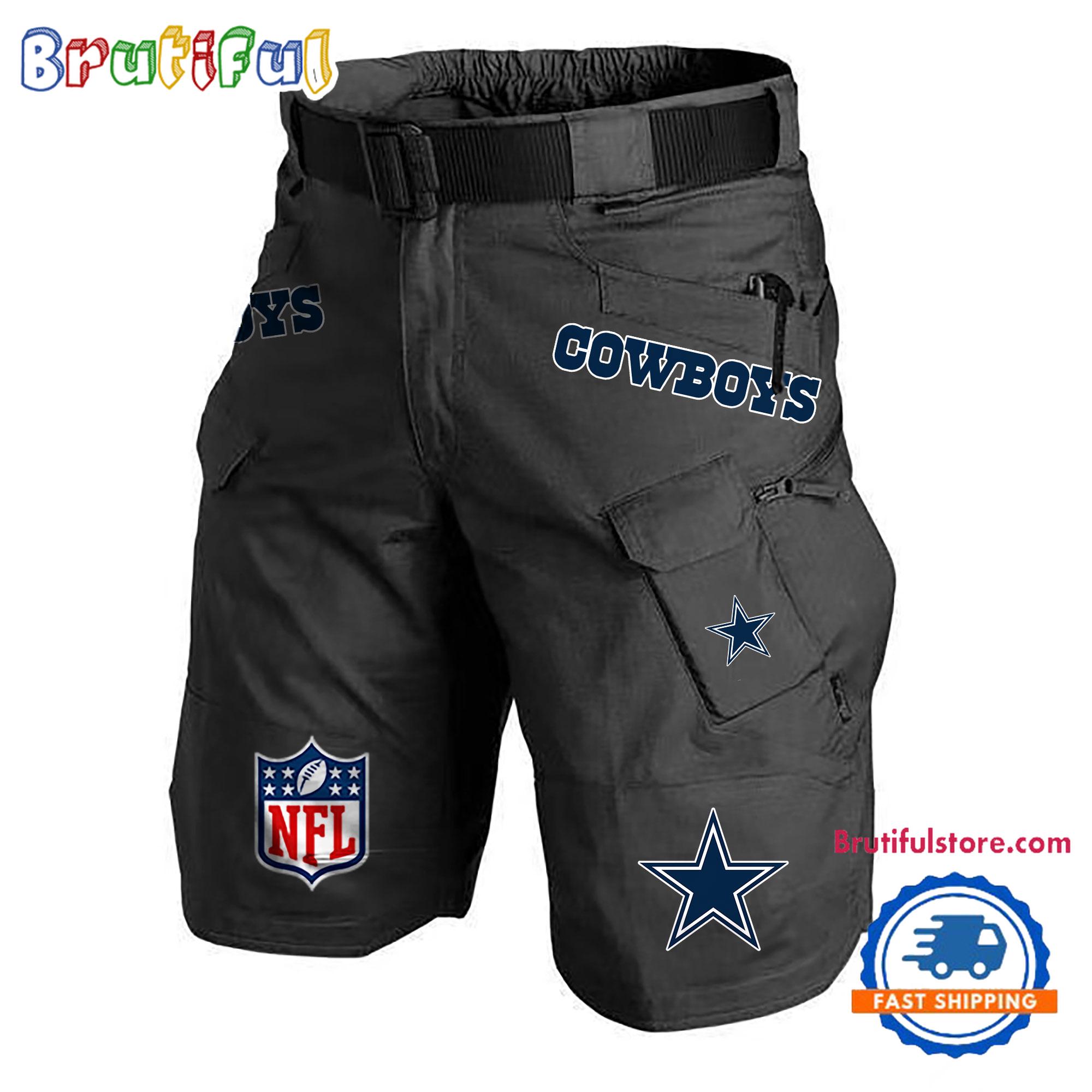 NFL Dallas Cowboys Football Team Military Tactical Shorts
