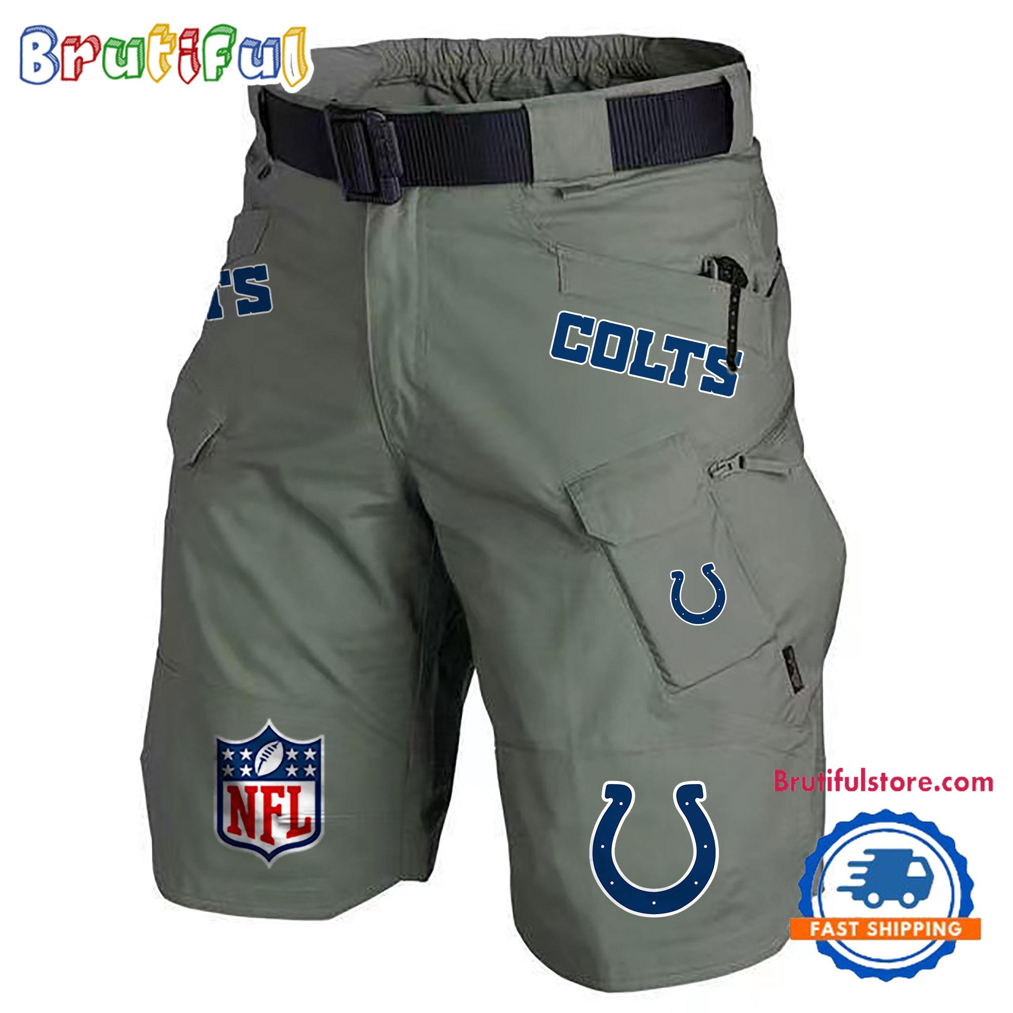 NFL Indianapolis Colts Football Team Military Tactical Shorts