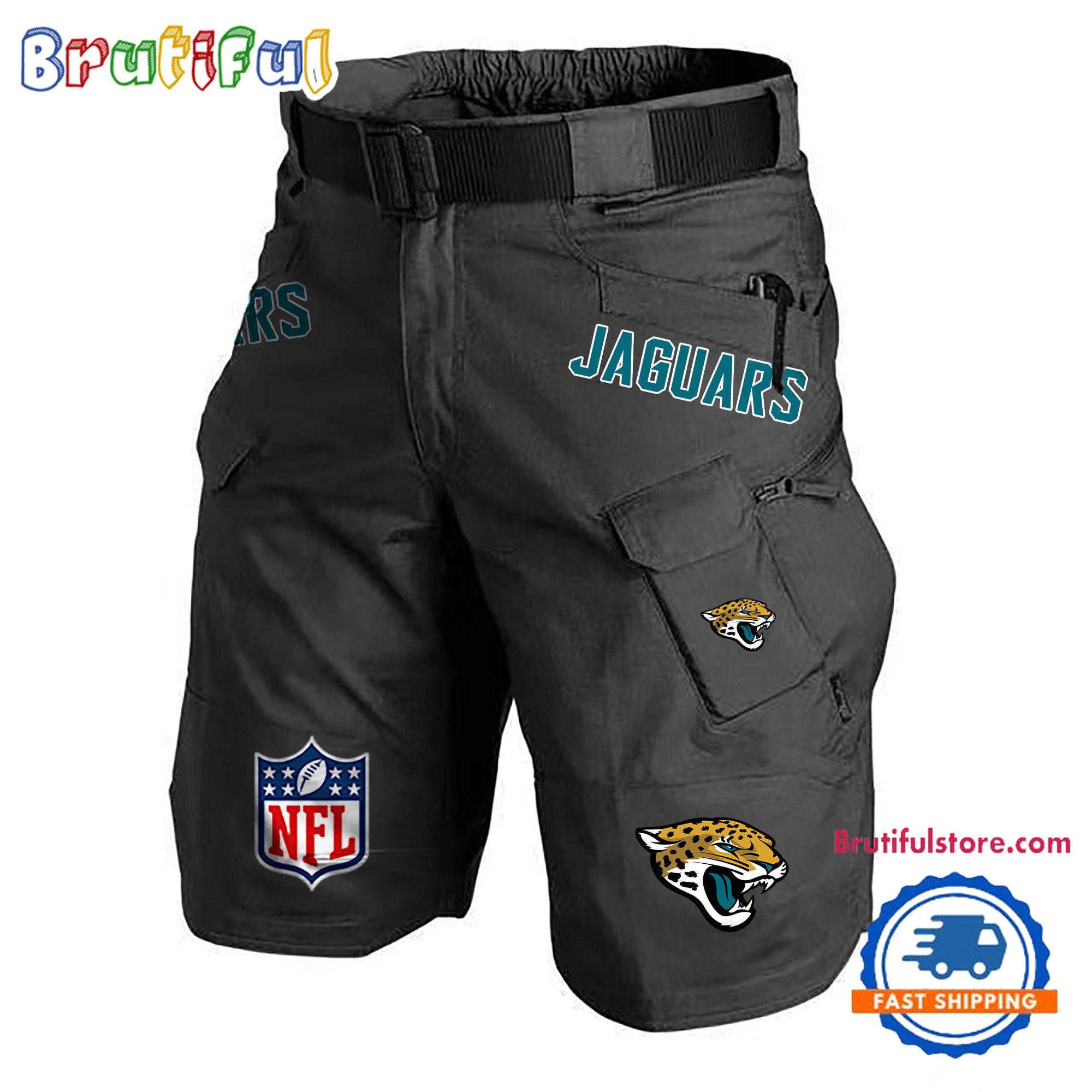 NFL Jacksonville Jaguars Football Team Military Tactical Shorts