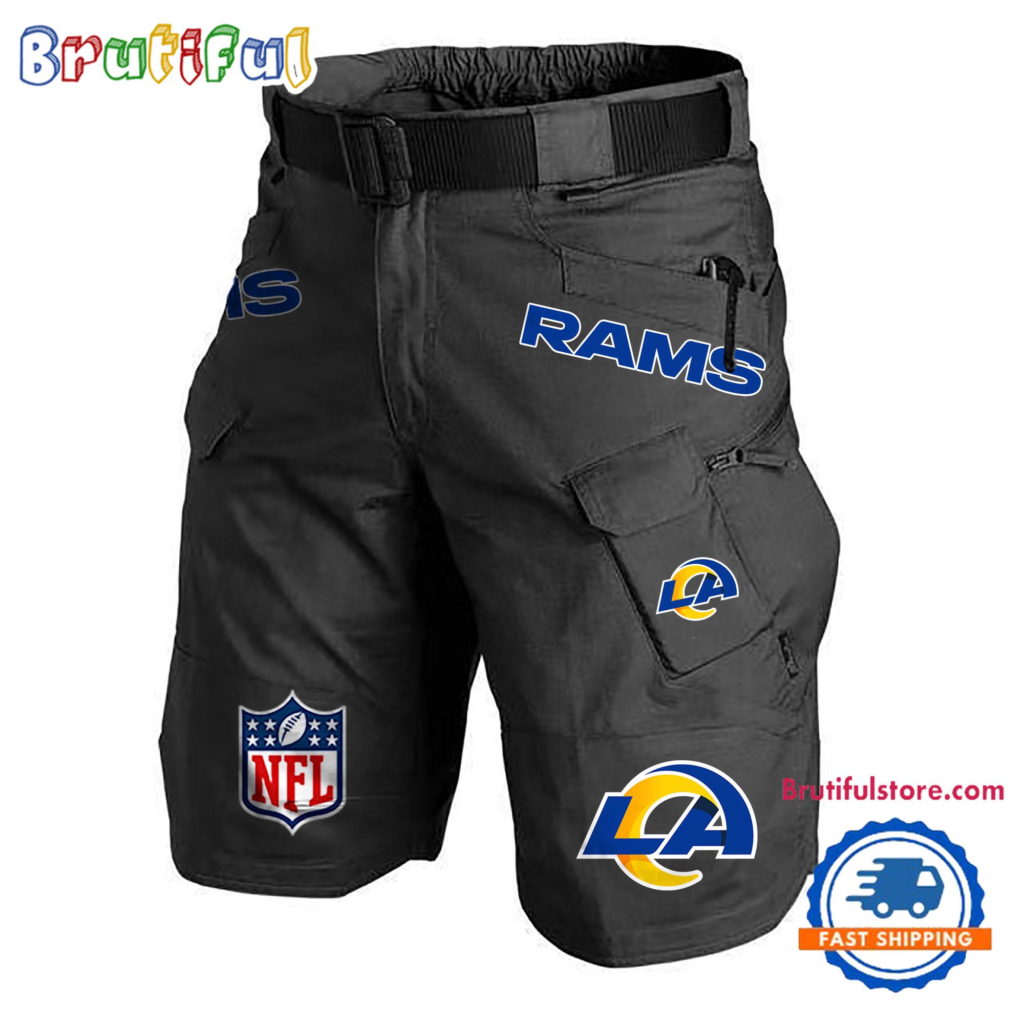NFL Los Angeles Rams Football Team Military Tactical Shorts