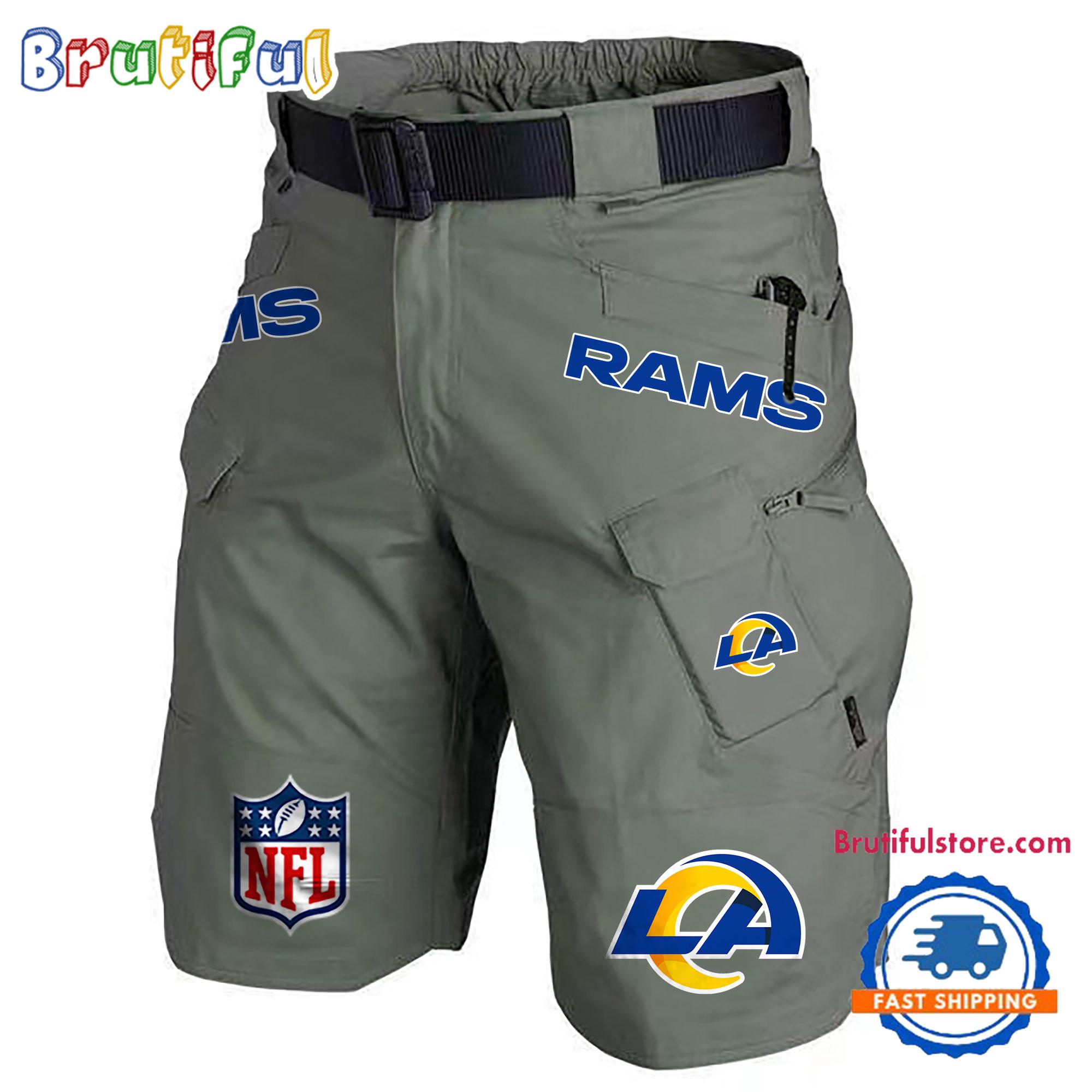 NFL Los Angeles Rams Football Team Military Tactical Shorts