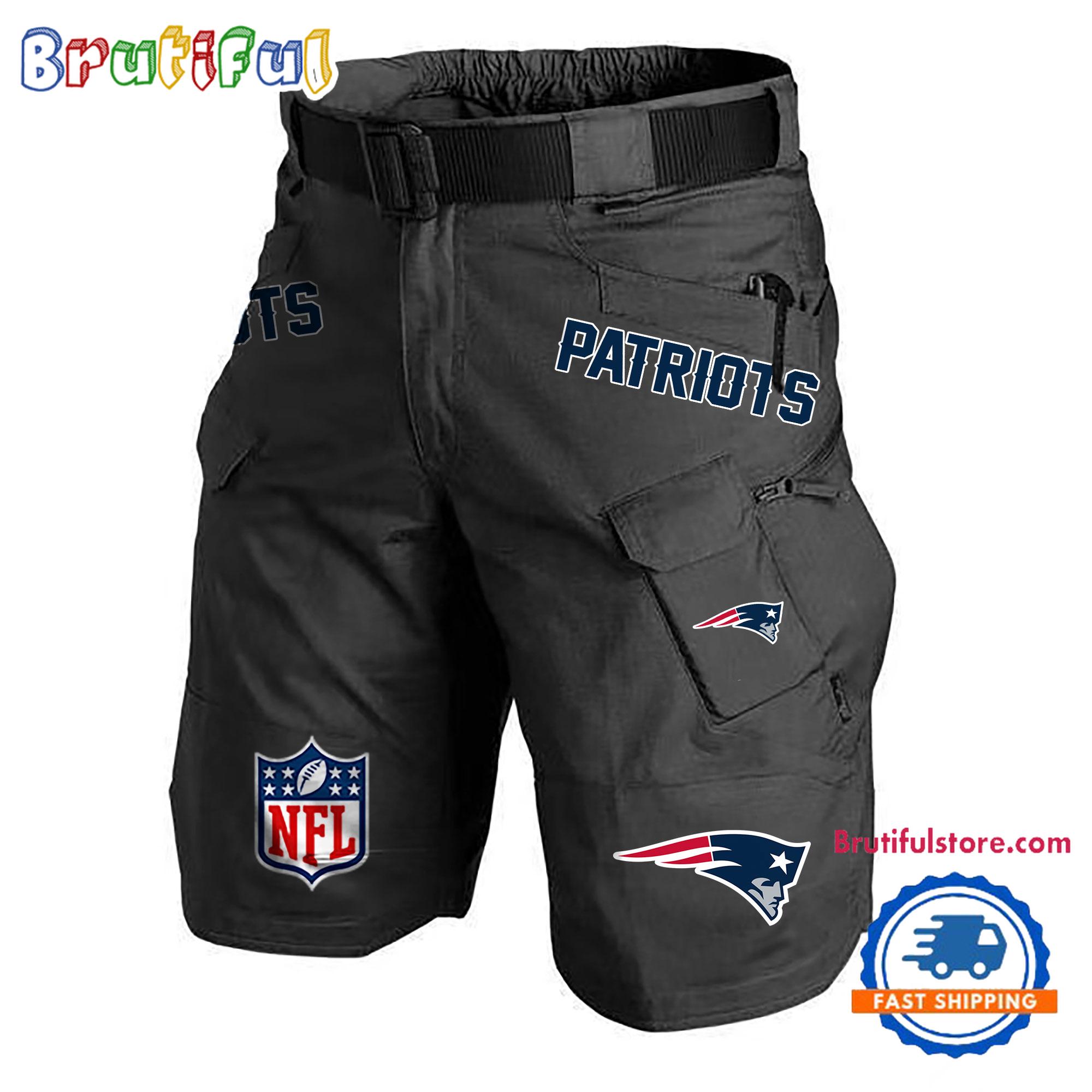 NFL New England Patriots Football Team Military Tactical Shorts