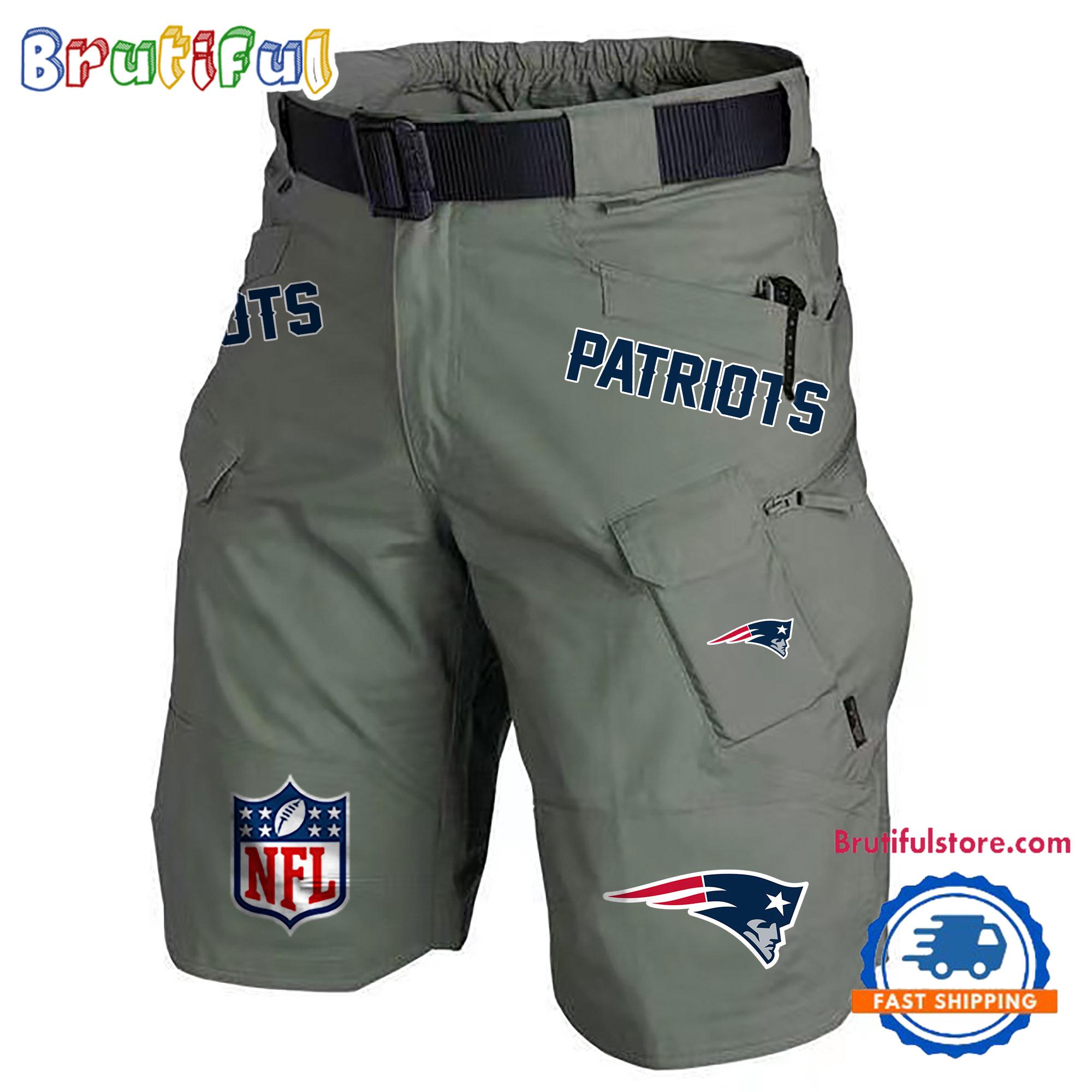 NFL New England Patriots Football Team Military Tactical Shorts