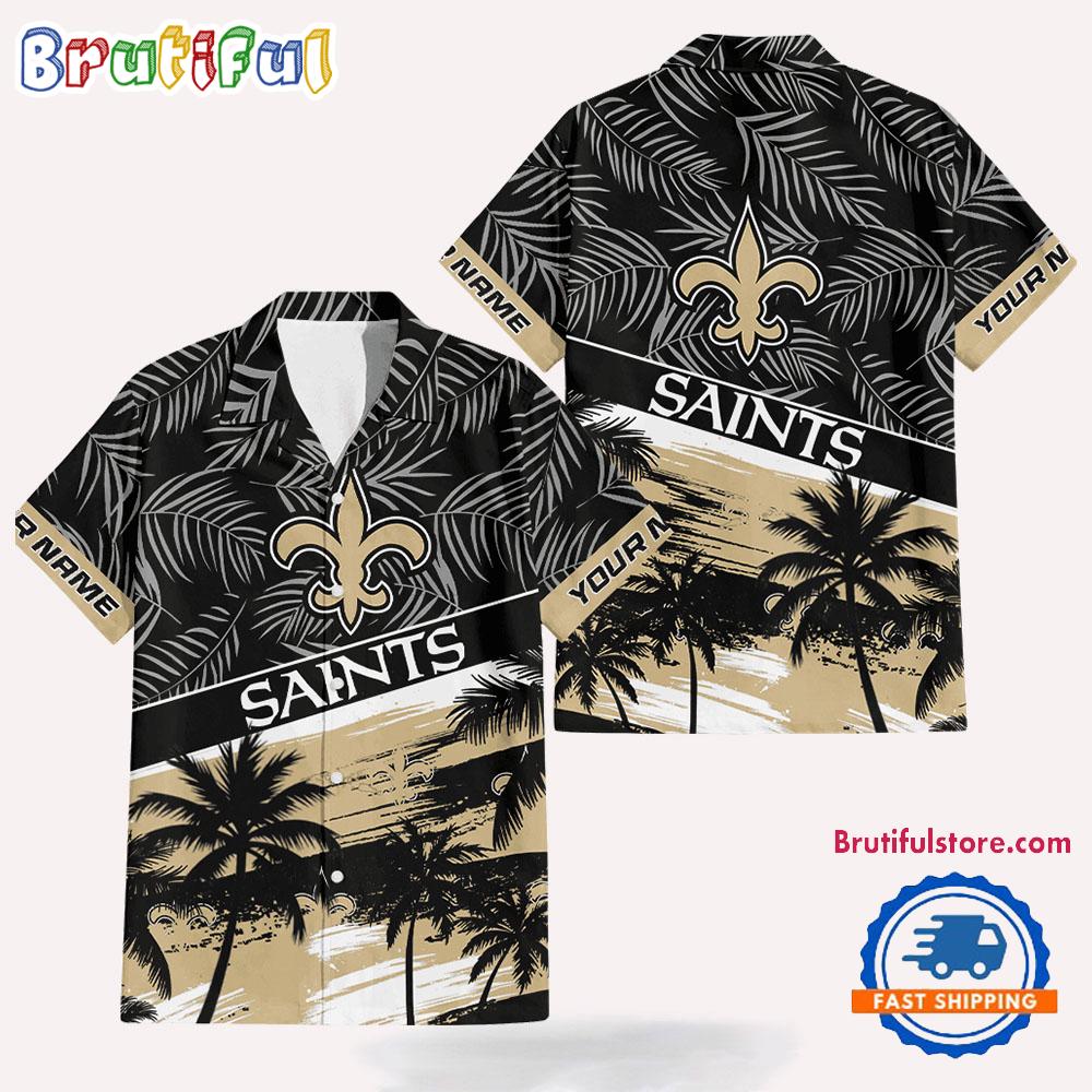 NFL New Orleans Saints Palm Tree Tropical Trendy Football Hawaiian Shirt