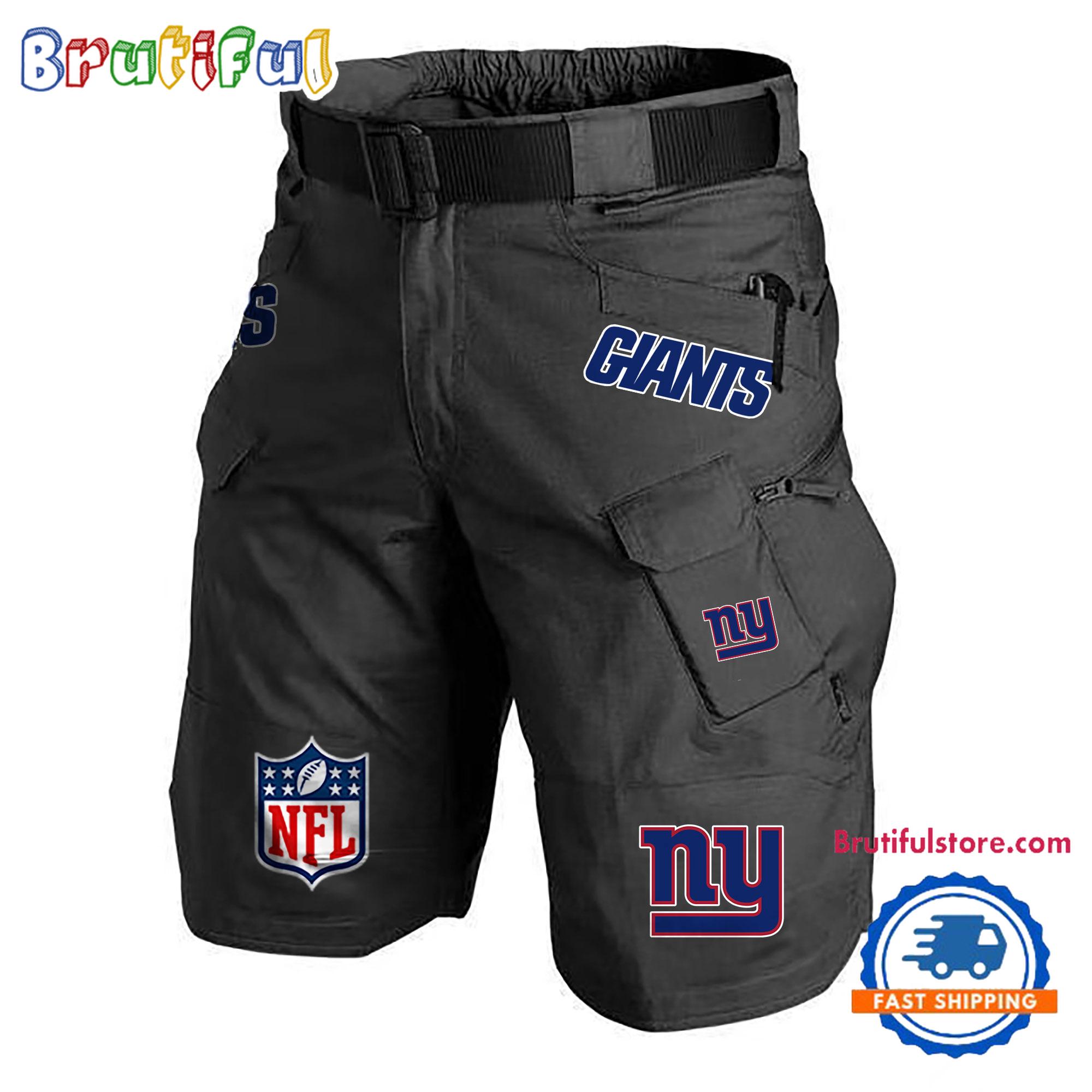 NFL New York Giants Football Team Military Tactical Shorts