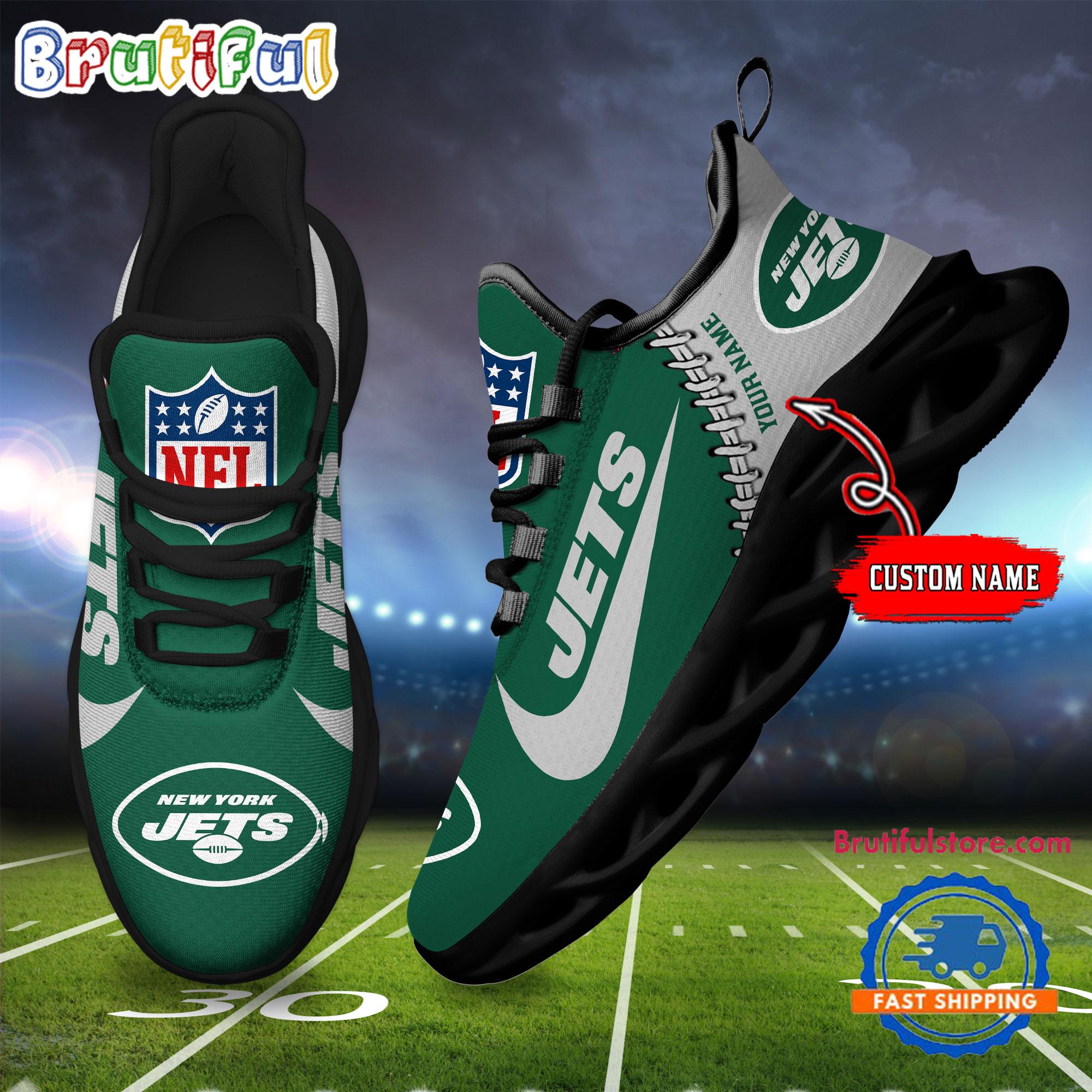 NFL New York Jets Football New Season Sneaker Max Soul Shoes