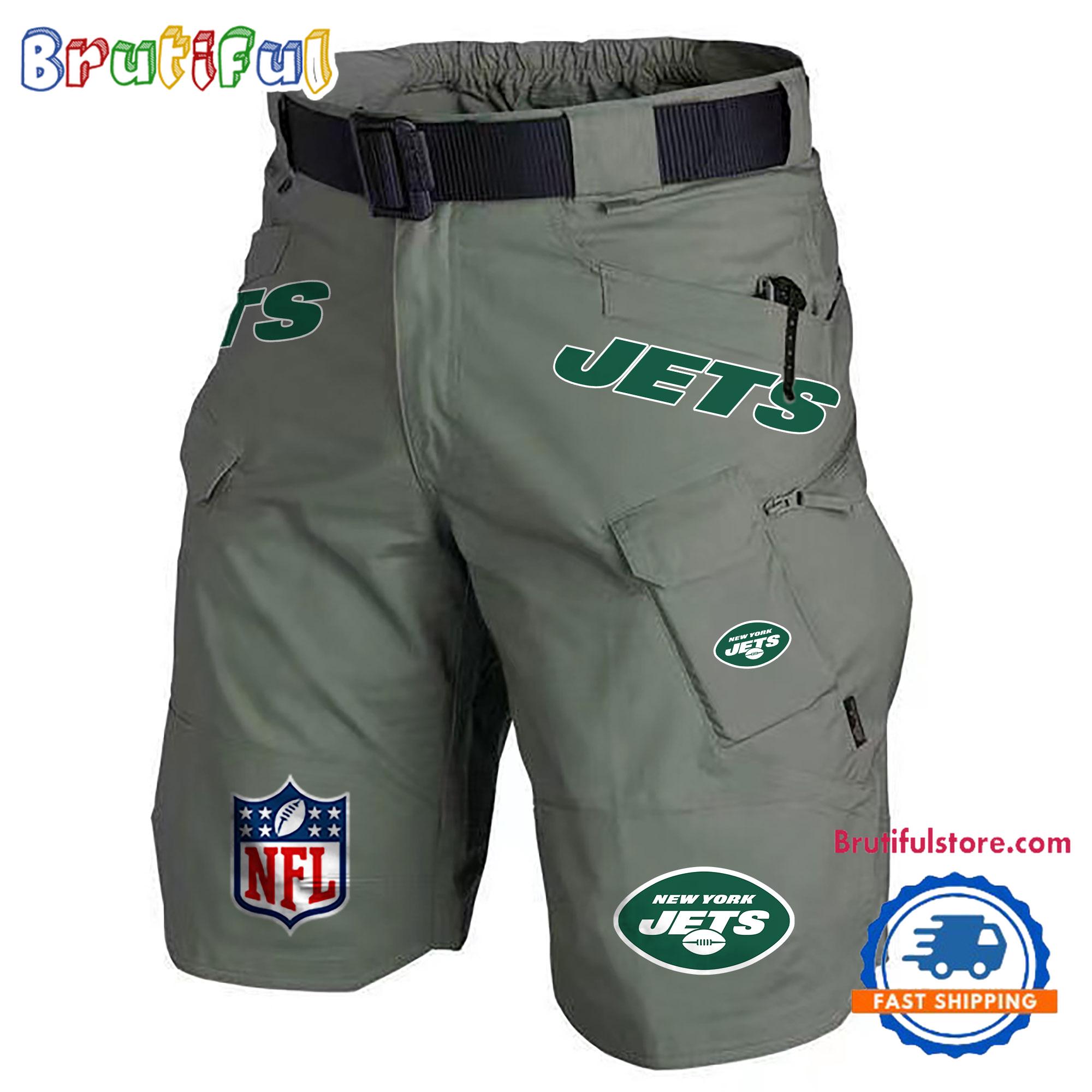 NFL New York Jets Football Team Military Tactical Shorts