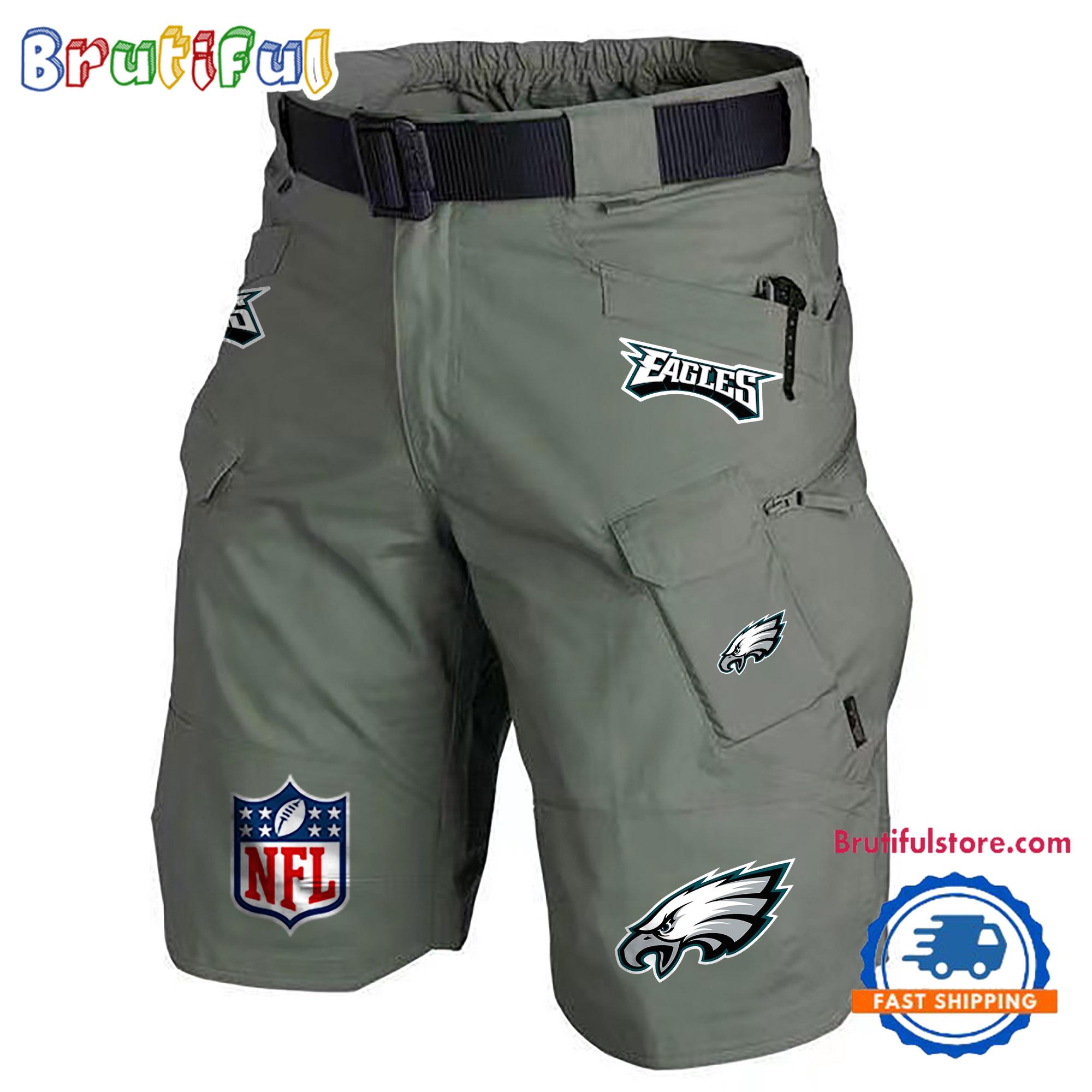 NFL Philadelphia Eagles Football Team Military Tactical Shorts