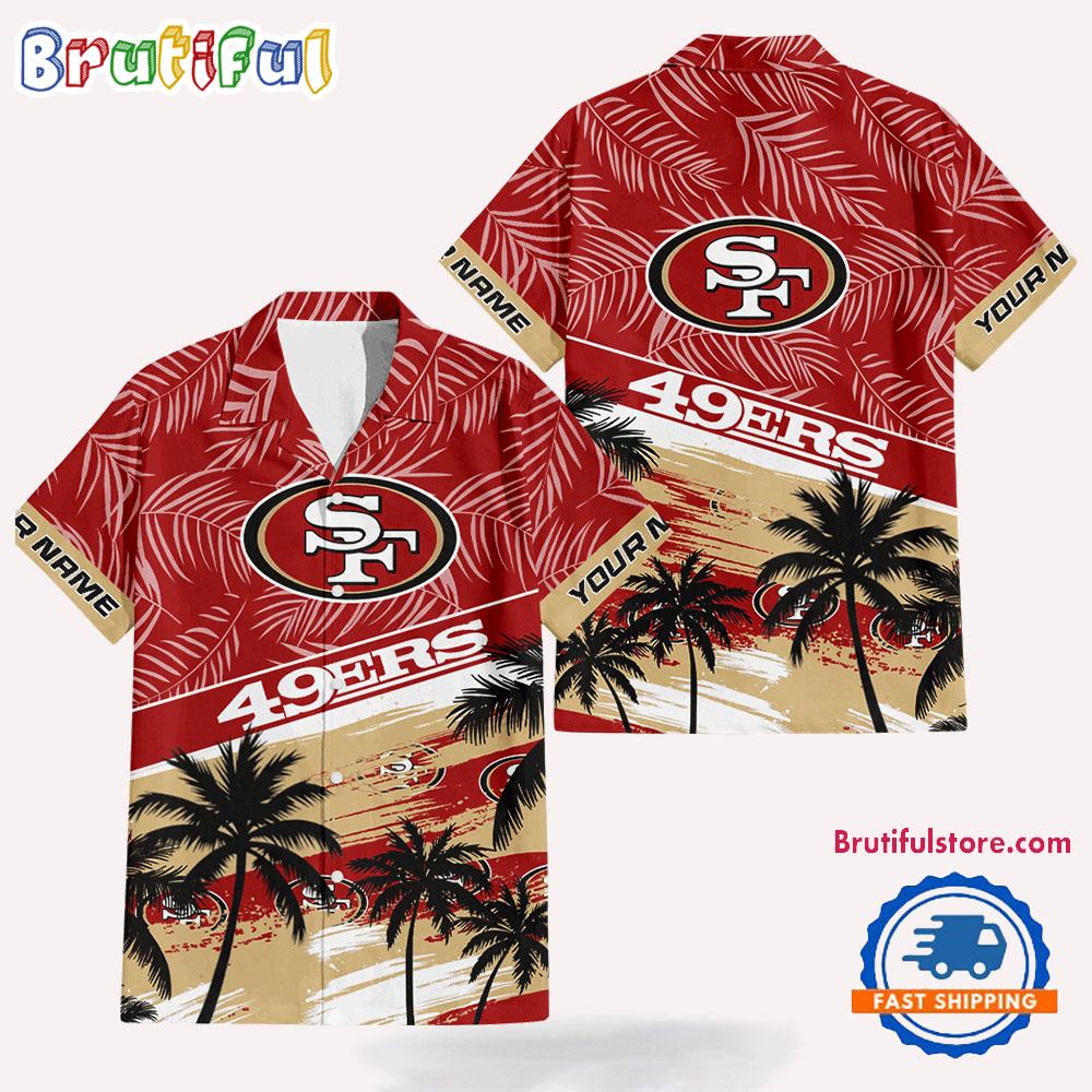 NFL San Francisco 49ers Palm Tree Tropical Trendy Football Hawaiian Shirt