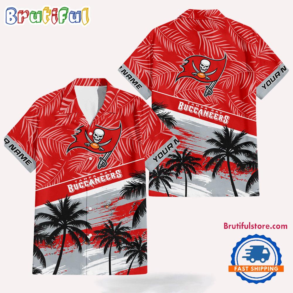 NFL Tampa Bay Buccaneers Palm Tree Tropical Trendy Football Hawaiian Shirt