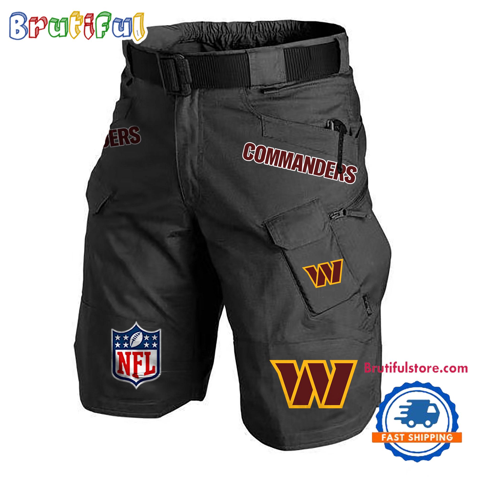 NFL Washington Commanders Football Team Military Tactical Shorts