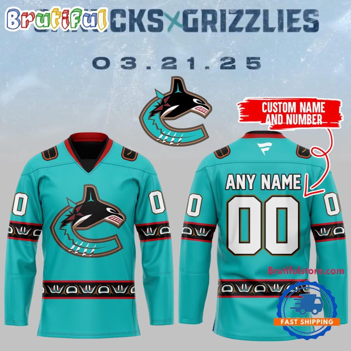 Vancouver Grizzlies ユニフォーム Ladys S Official Women's Vancouver Grizzlies Gear, Womens Grizzlies