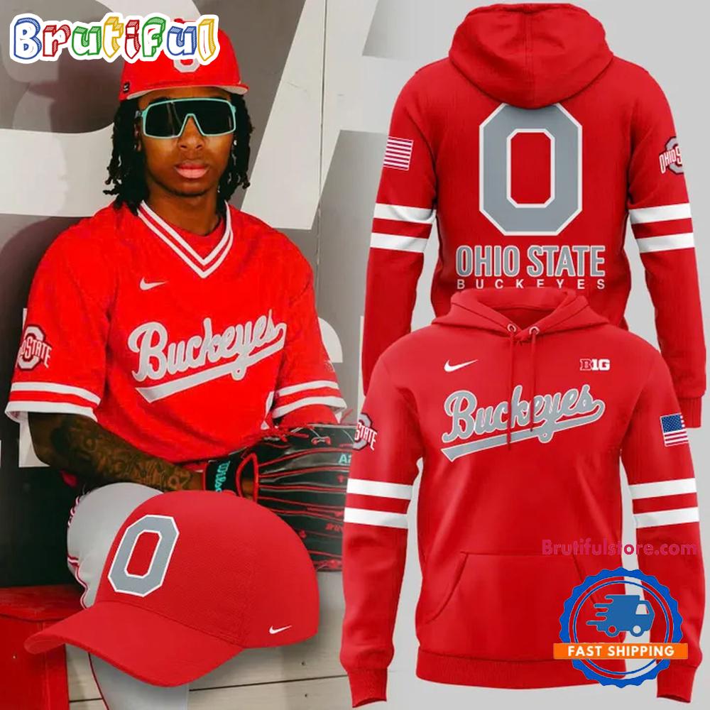 Ohio State Buckeyes Special 2025 New Scarlet Uniform Hoodie