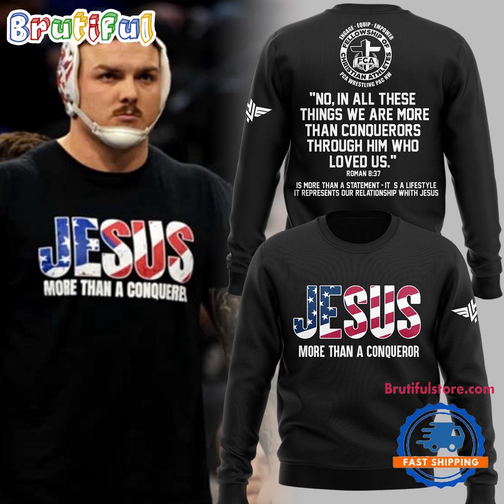 OSU Cowboy Wrestling Wyatt Hendrickson Jesus Sweatshirt