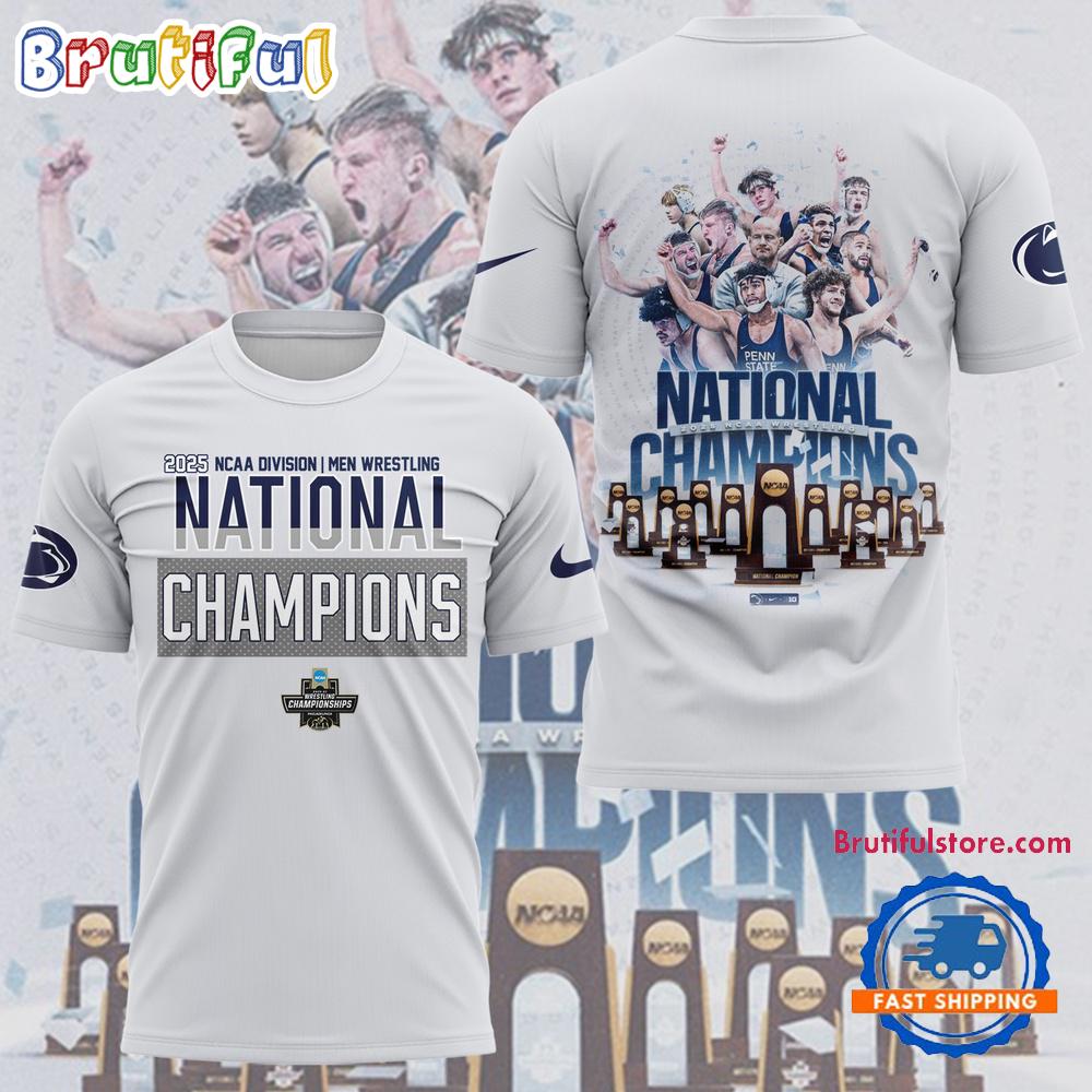 Penn State Nittany Lions NCAA Division Men’s Wrestling National Champions T Shirt