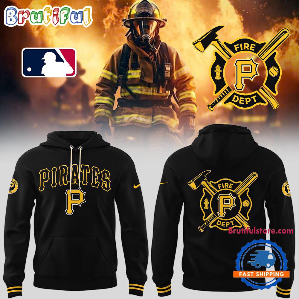 Pittsburgh Pirates x Firefighter Appreciation Night 2025 Hoodie