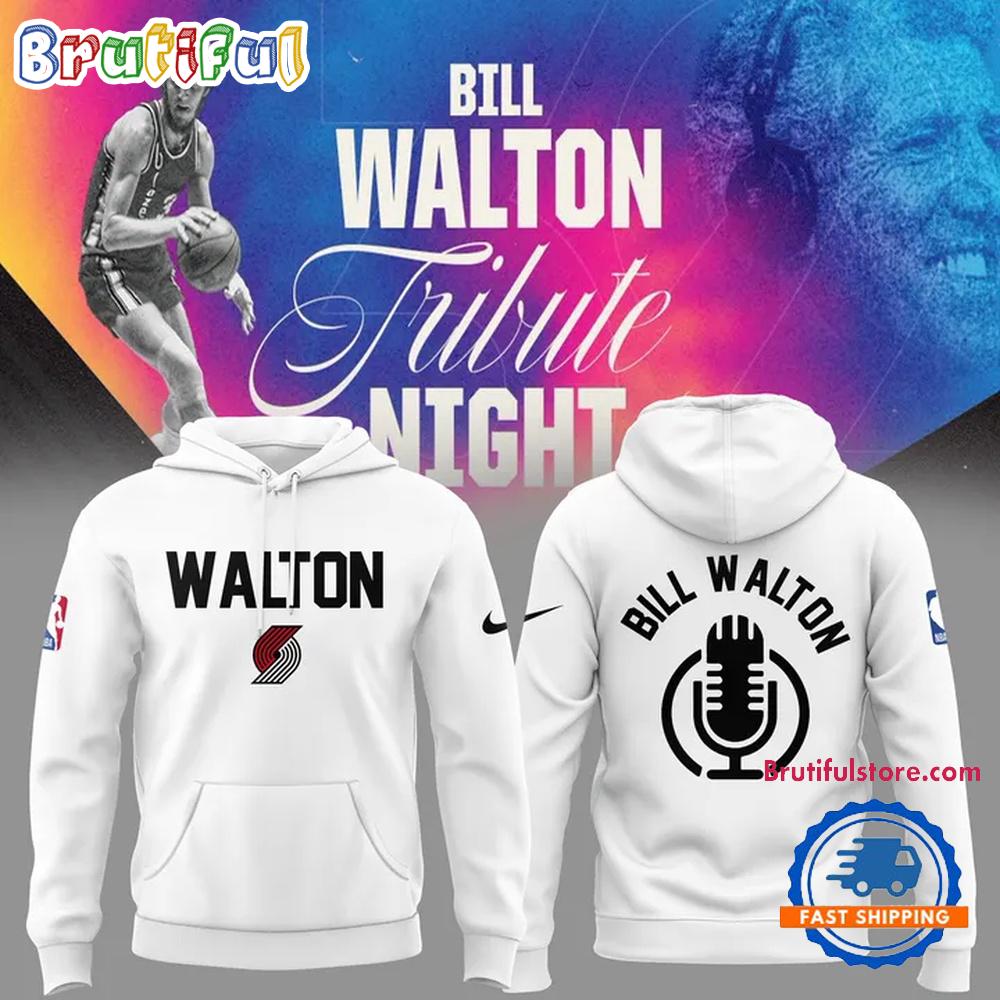 Portland Trail Blazers Special New Bill Walton Tribute 2025 Hoodie