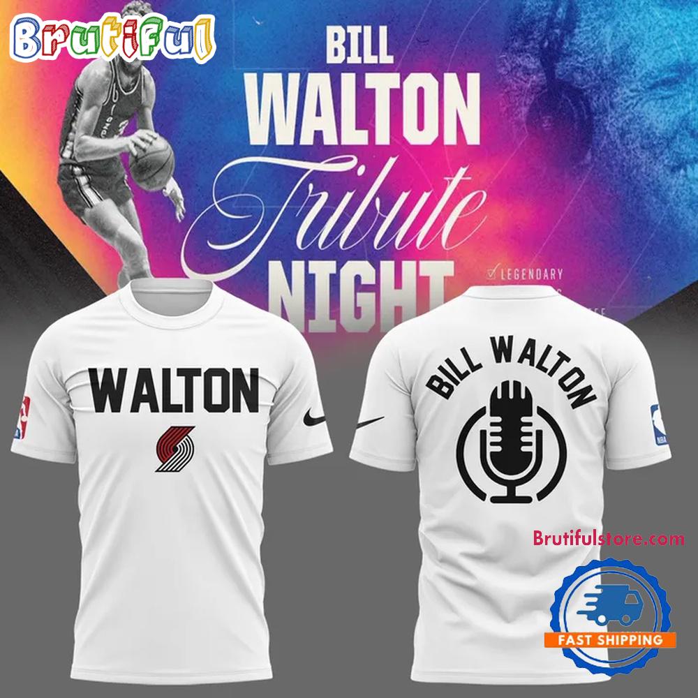 Portland Trail Blazers Special New Bill Walton Tribute 2025 T Shirt