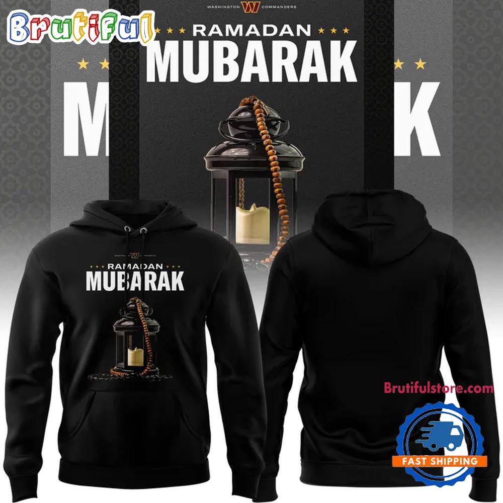 Ramadan Mubarak Washington Commanders Special Edition 2025 Hoodie