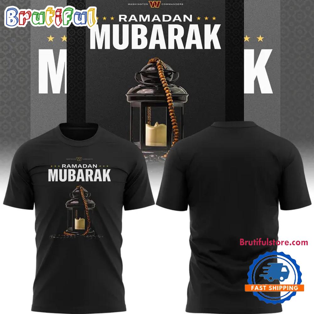 Ramadan Mubarak Washington Commanders Special Edition 2025 T Shirts
