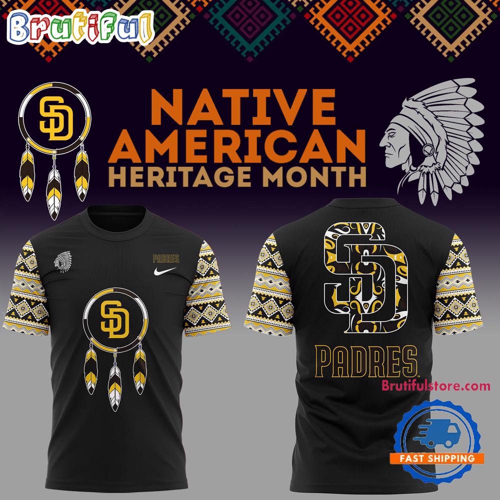 San Diego Padres National American Indian Heritage Month 2025 T Shirt
