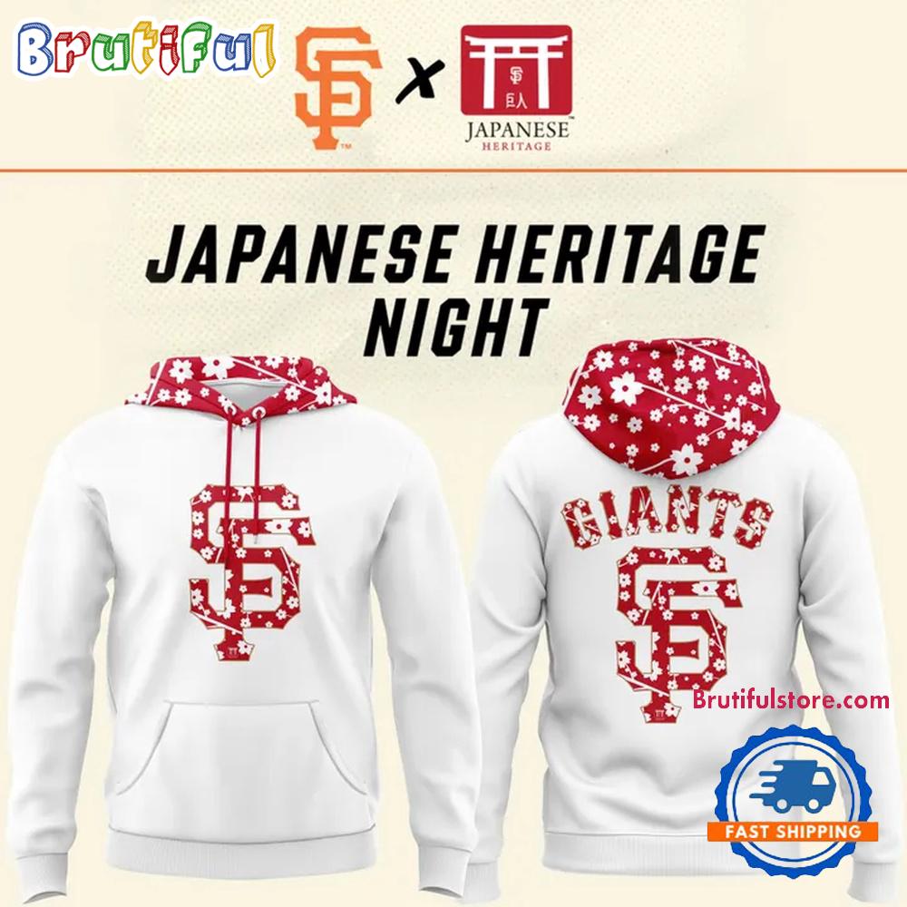 San Francisco Giants Japanese Heritage 2025 Hoodie