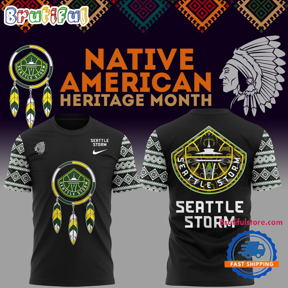 Seattle Storm National American Indian Heritage Month 3D Print T Shirt