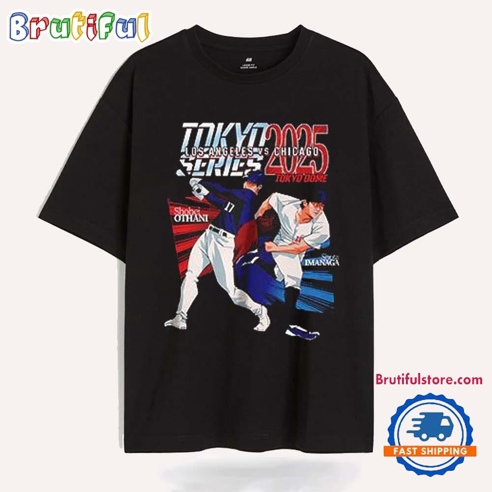 Shohei Ohtani vs. Shota Imanaga 2025 Tokyo Series T Shirt