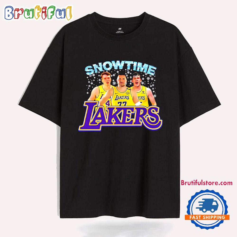 Snowtime Lakers Showtime Lakers Funny T Shirt