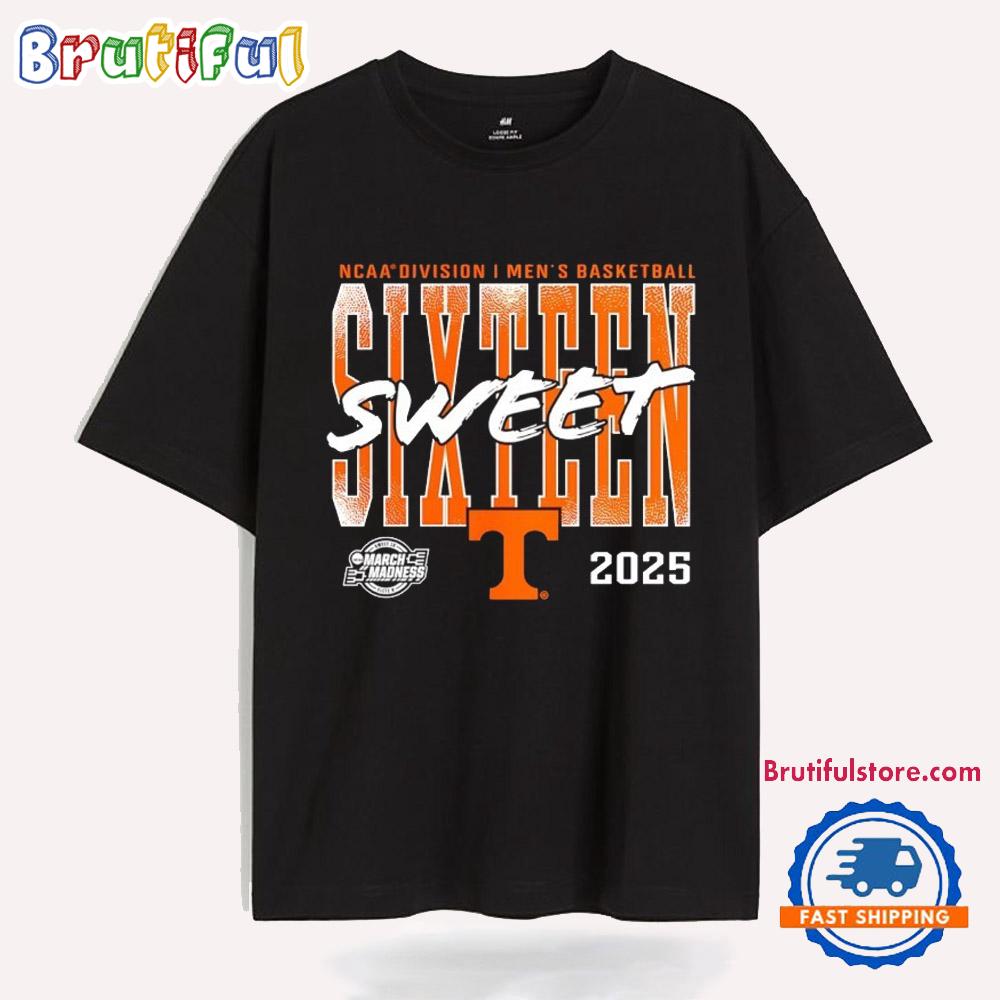 Tennessee Volunteers 2025 March Madness Sweet 16 T Shirt