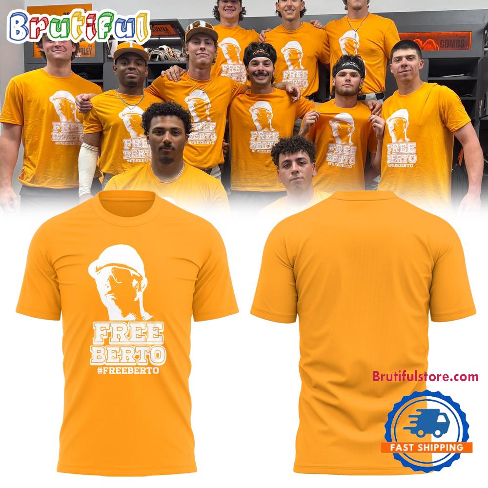 Tennessee Volunteers Baseball x Free Berto 3D Shirt
