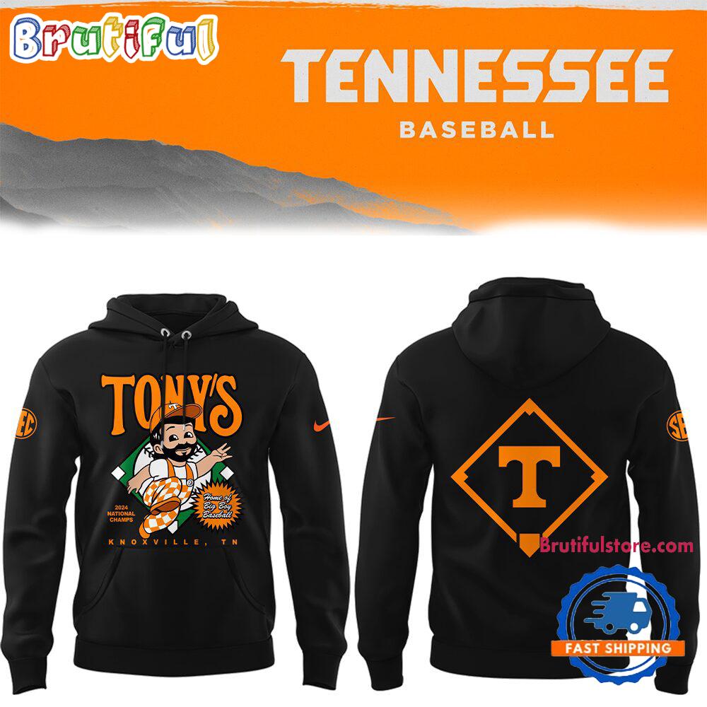 Tennessee Volunteers Baseball x TONY’S 3D All Over Print Hoodie