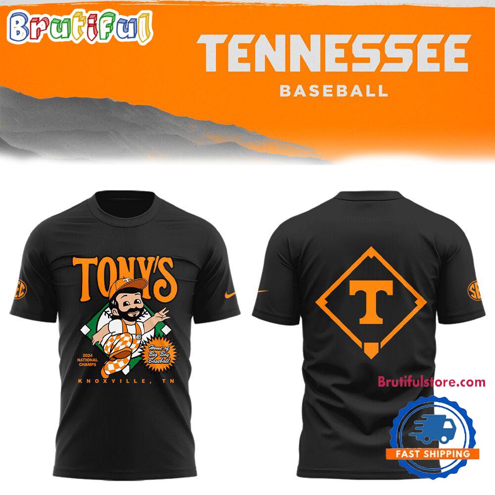 Tennessee Volunteers Baseball x TONY’S 3D All Over Print T Shirt