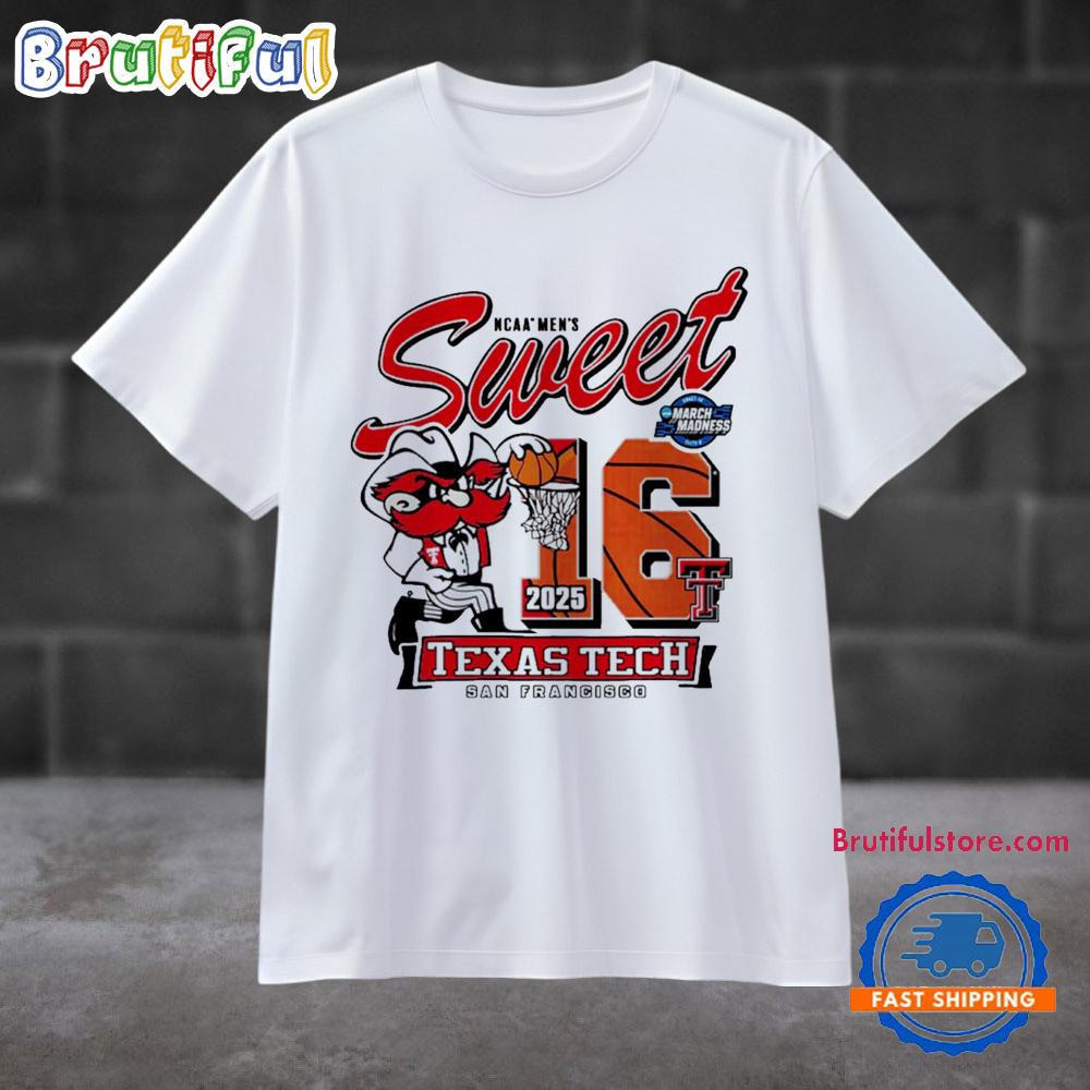 Texas Tech Red Raiders Men’s Basketball 2025 Sweet 16 Dunk on You T Shirt