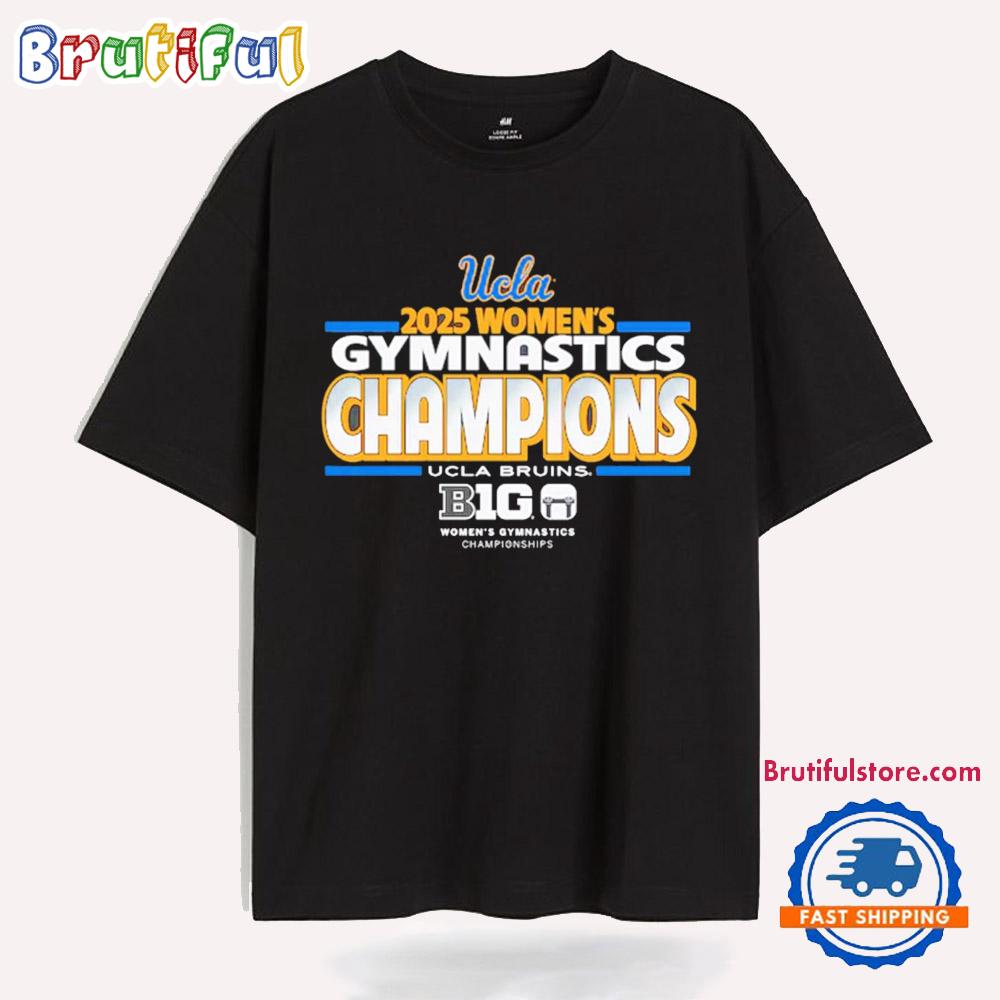 UCLA Bruins 2025 Big Ten Women’s Gymnastics Champions T Shirt