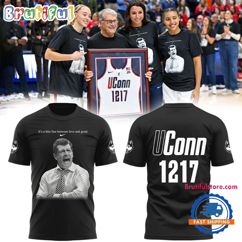 UConn Huskies Geno Auriemma 3D All Over Print Shirt