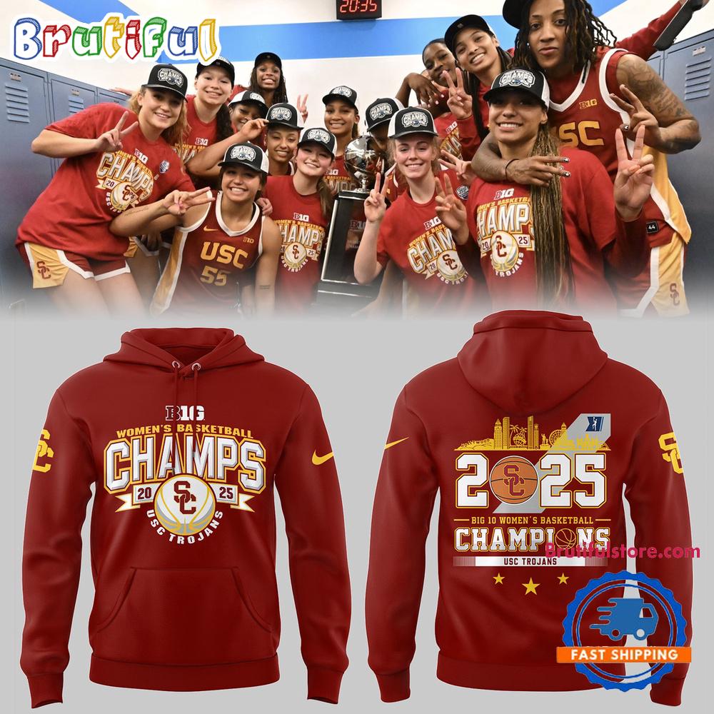 USC Trojans Women’s Basketball 2025 Champions 3D Shirt
