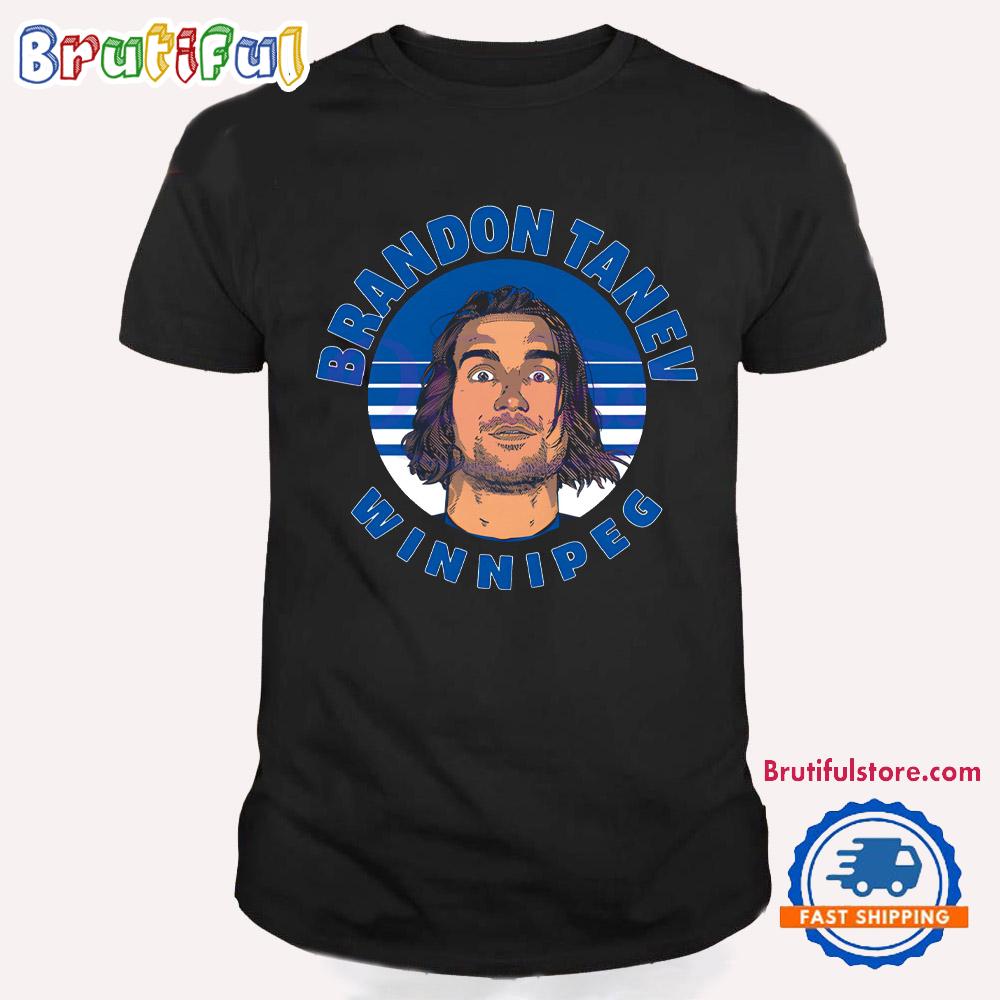 Vintage Brandon Tanev Winnipeg Jets Headshot T Shirt