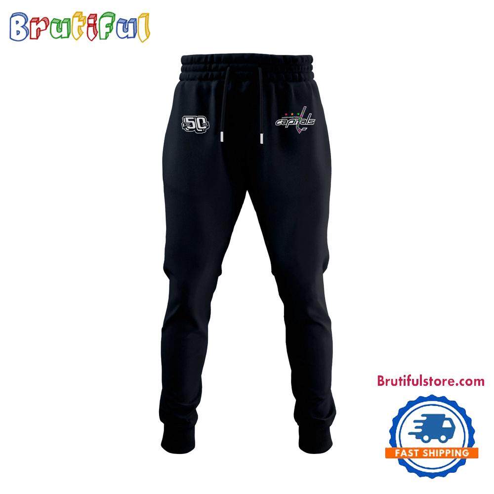Washington Capitals 2025 NHL Black Month History Specialty Joggers Pants