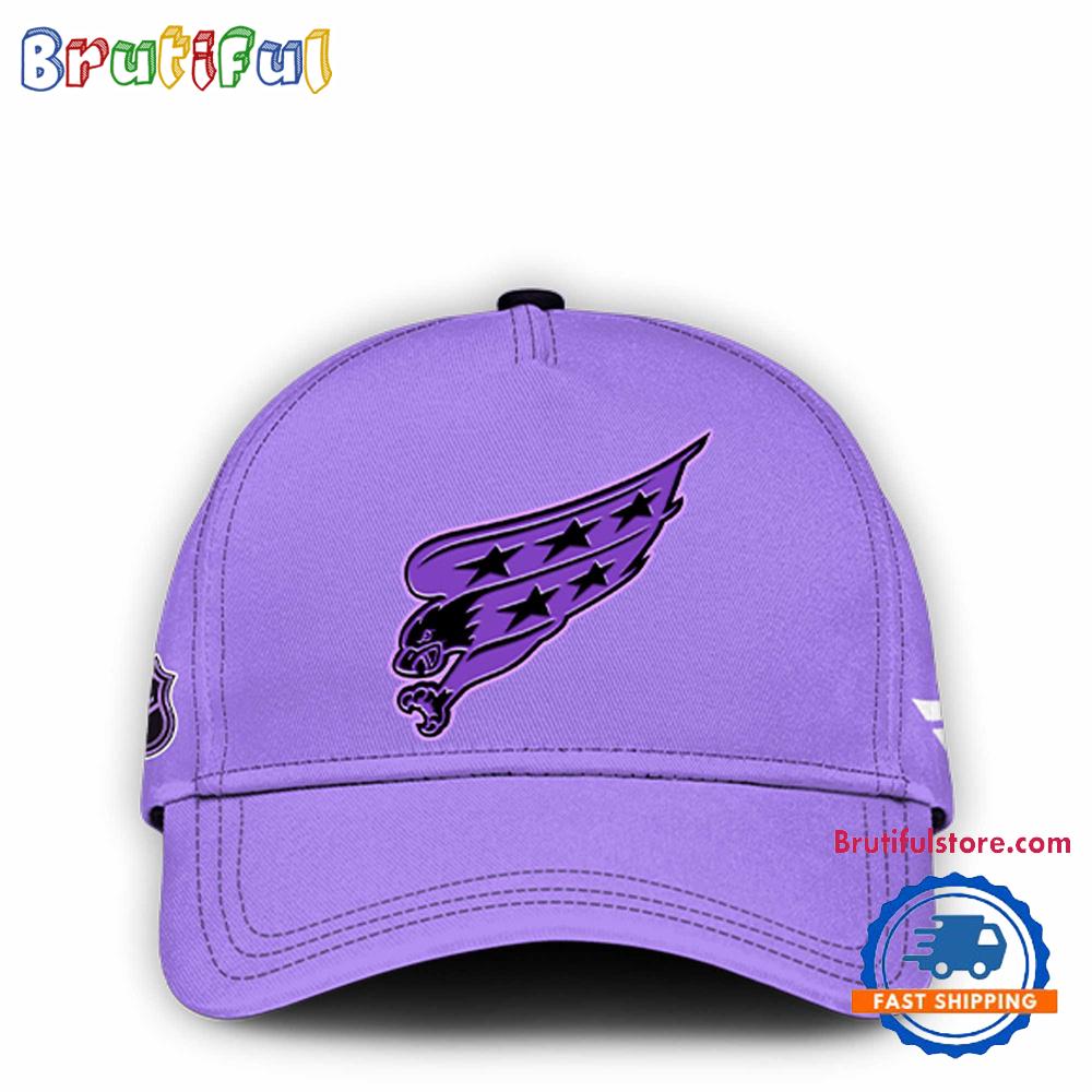 Washington Capitals 2025 NHL Hockey Fights Cancer Cap Hats