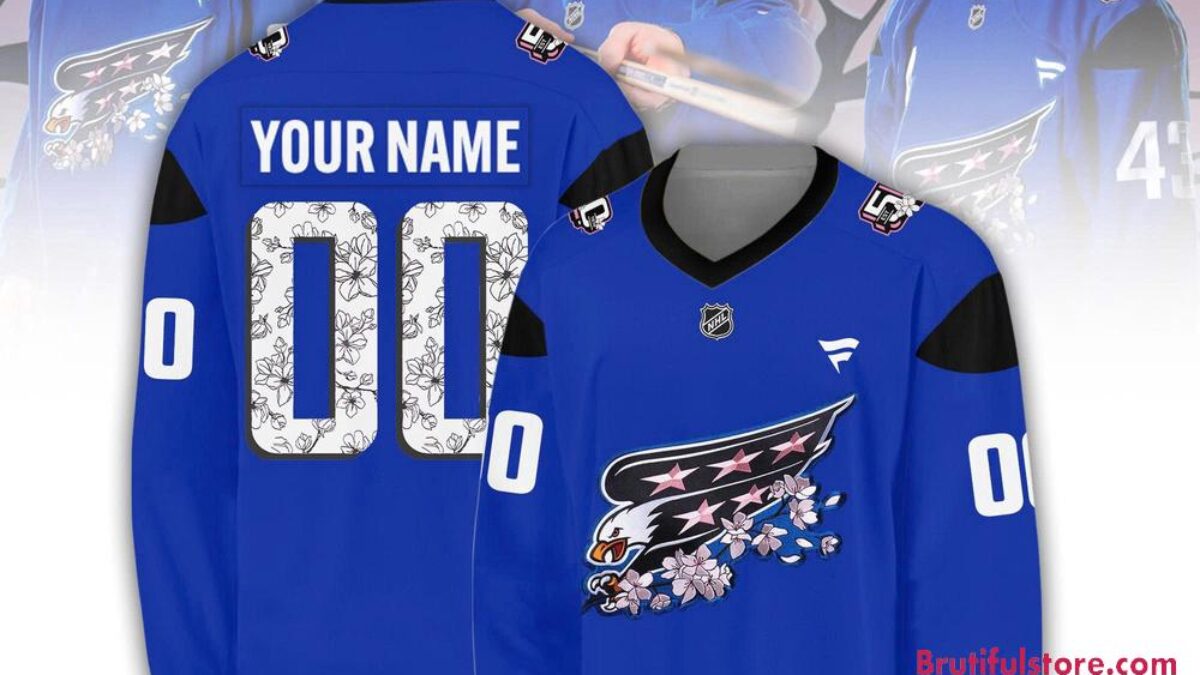 Washington Capitals Custom Lettering Kit – Unsewn Name & Number For Hockey Jersey