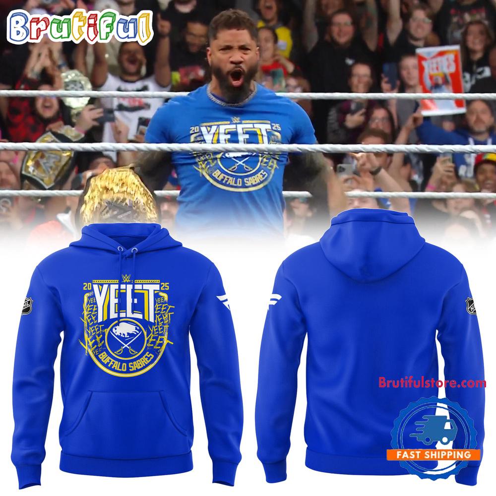 Y.E.E.T x Buffalo Sabres Limited Edition 2025 All Over Print Hoodie