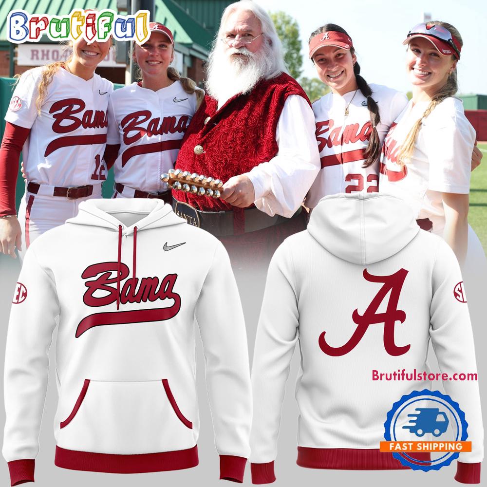 Alabama Crimson Tide Special New Uniform White 2025 Hoodie